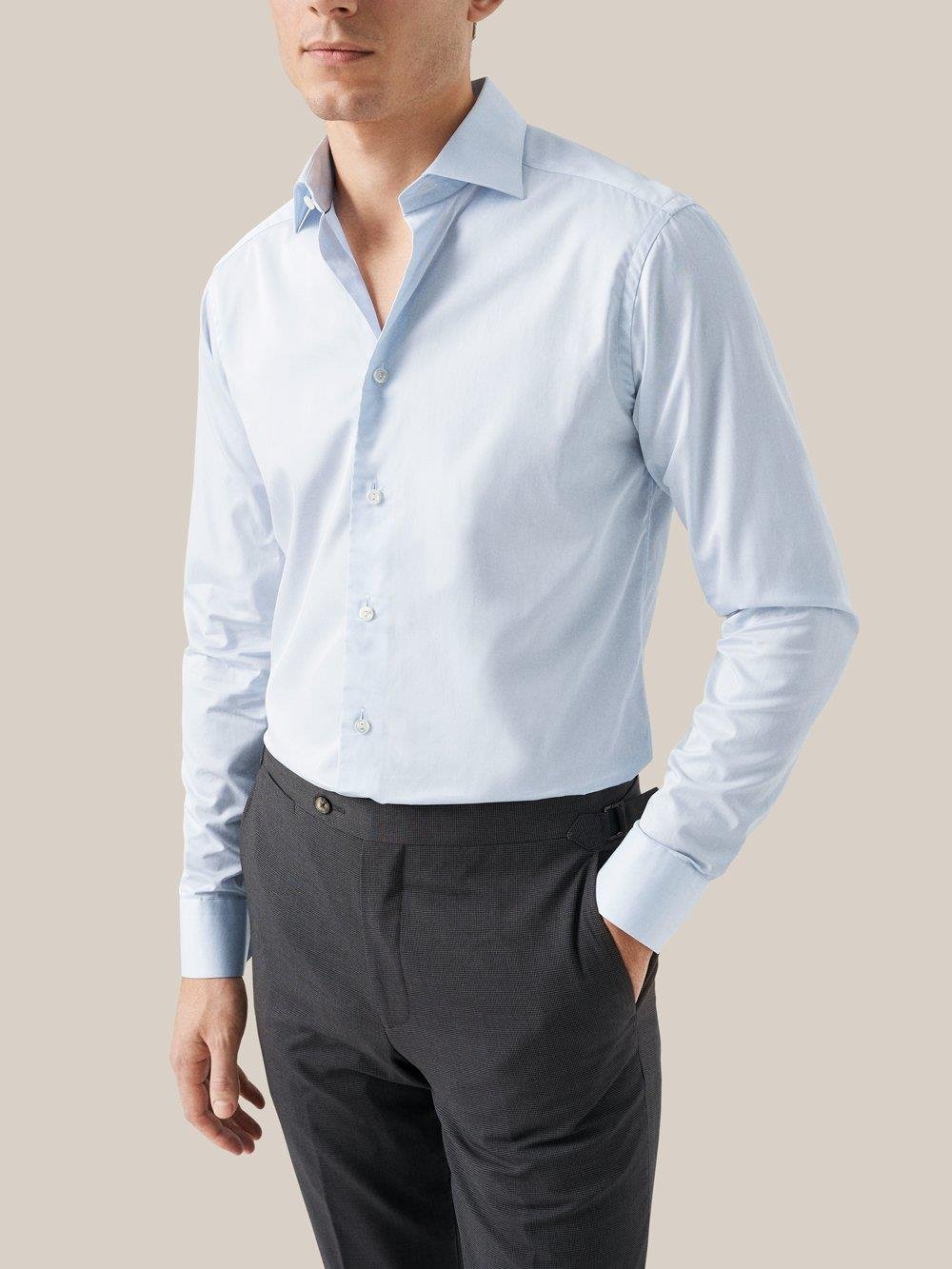 Mavi Elevated Organik Pamuk Gömlek