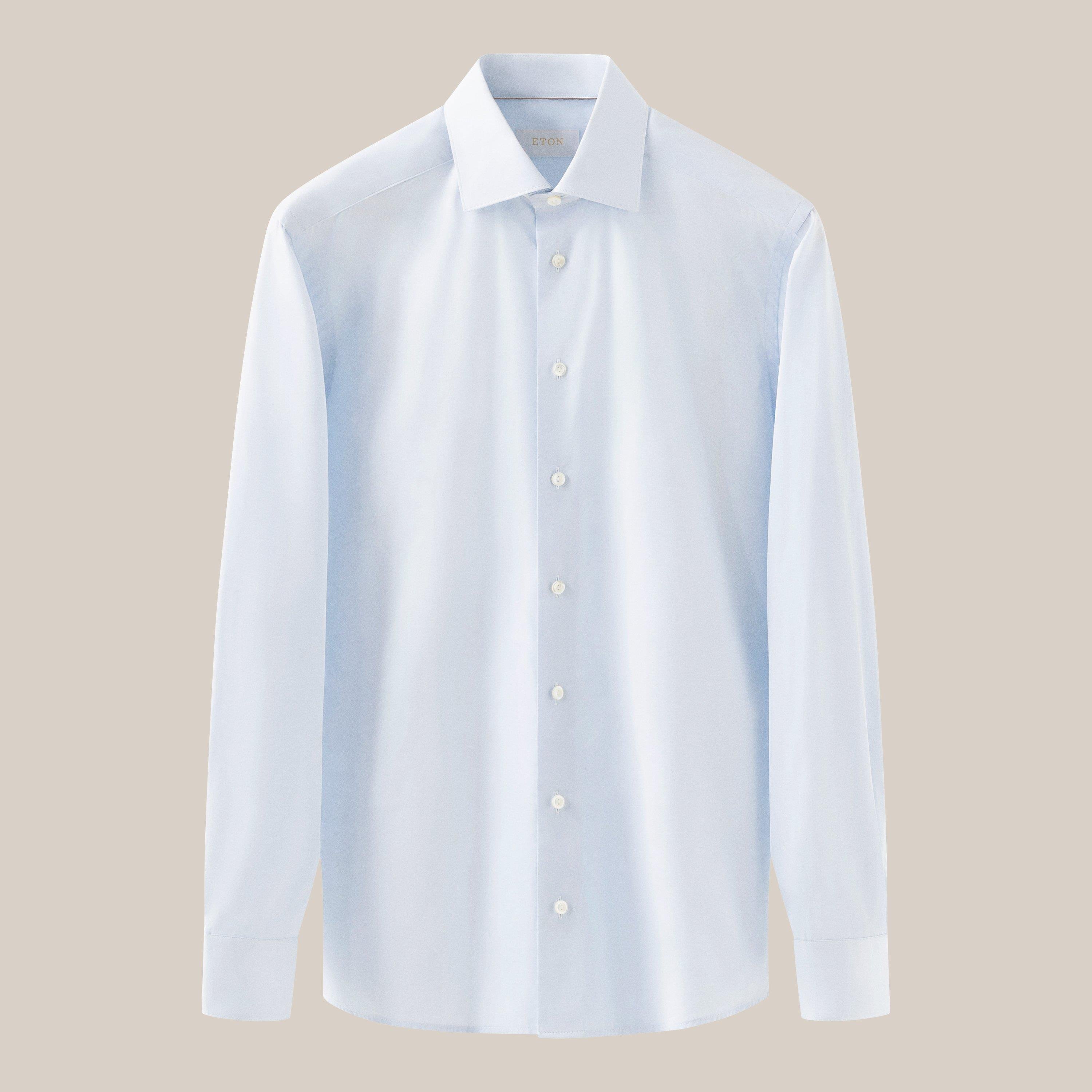 Mavi Elevated Organik Pamuk Gömlek