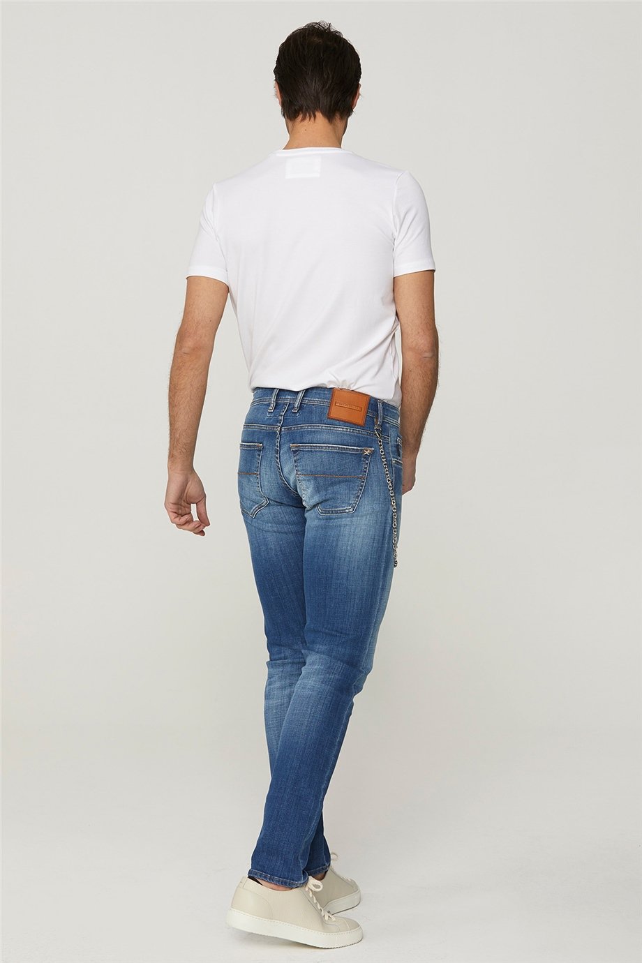 Mavi Eskitme Denim Pantolon