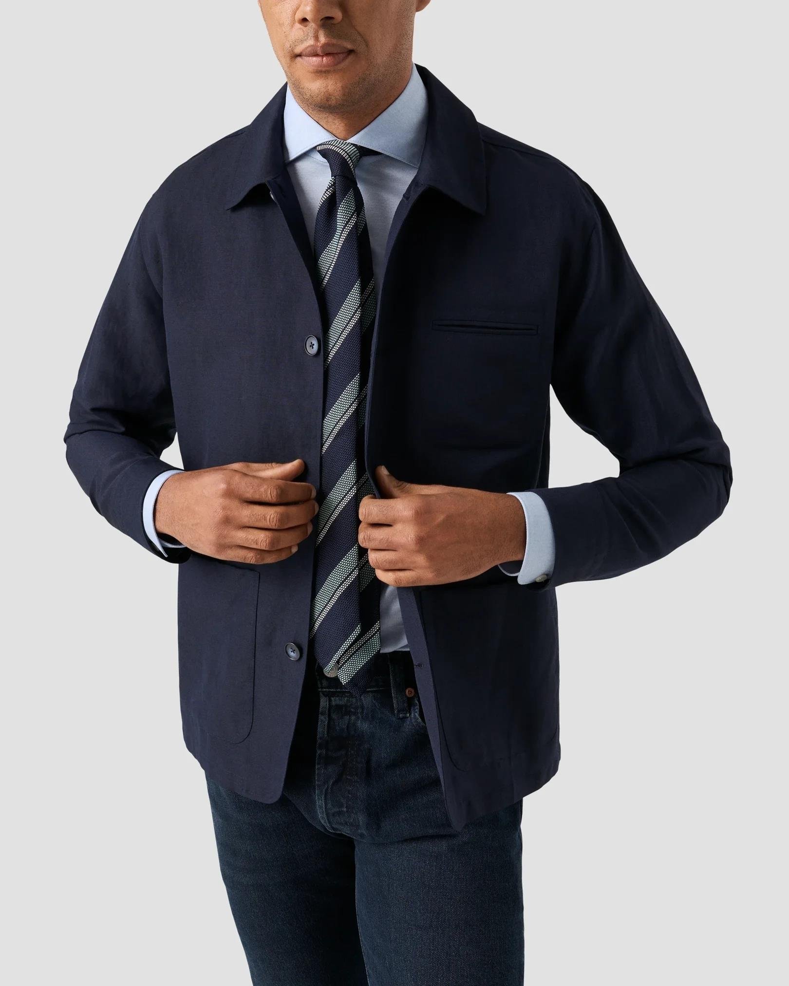 Mavi Filo Di Scozia Gömlek 