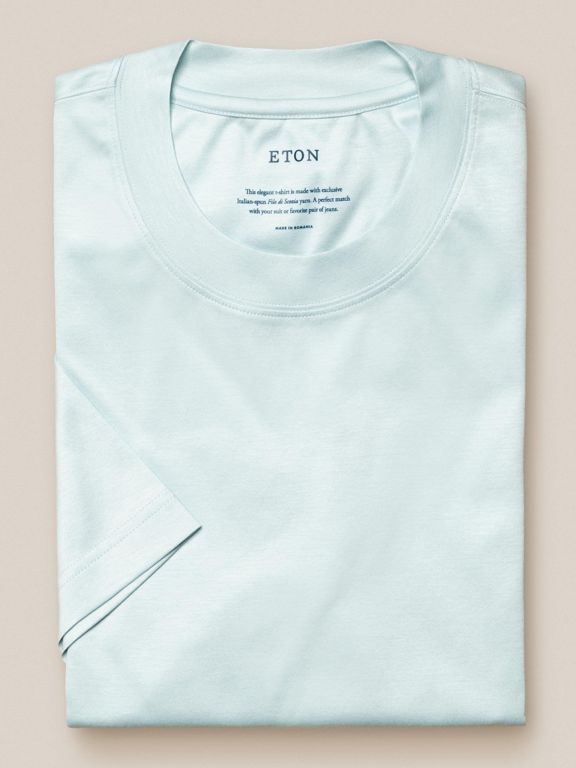 Mavi Filo Di Scozia Pamuk  T-Shirt