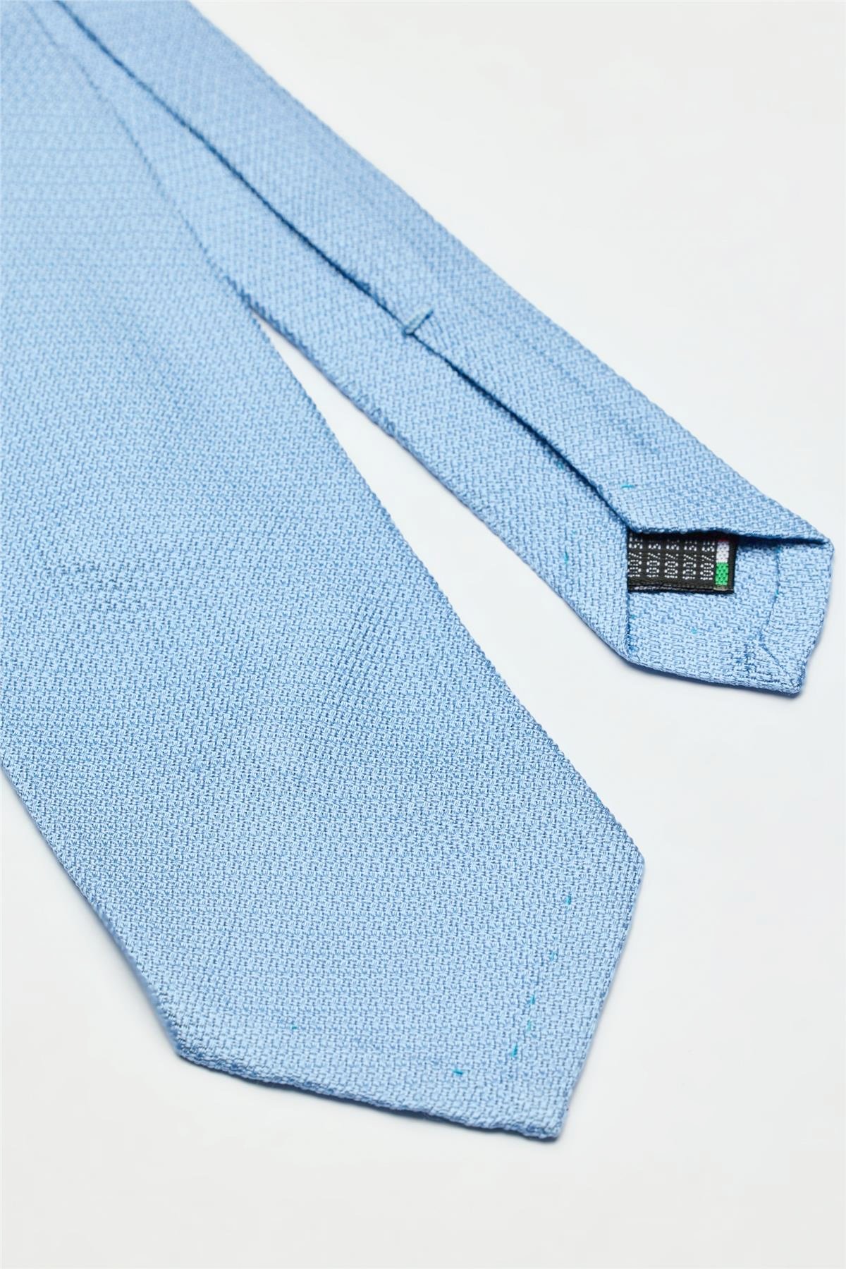 Mavi Garza İpek Kravat