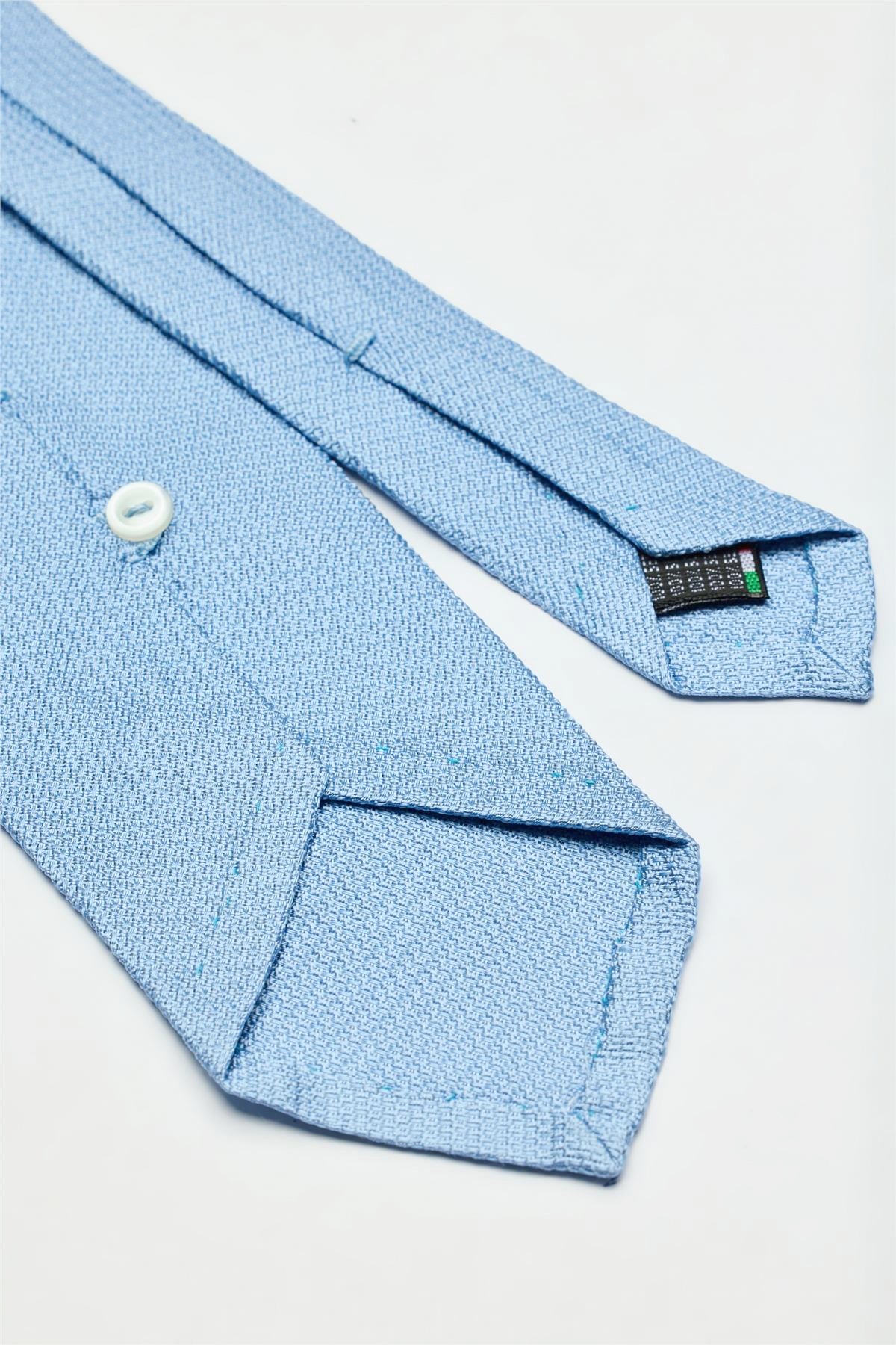 Mavi Garza İpek Kravat