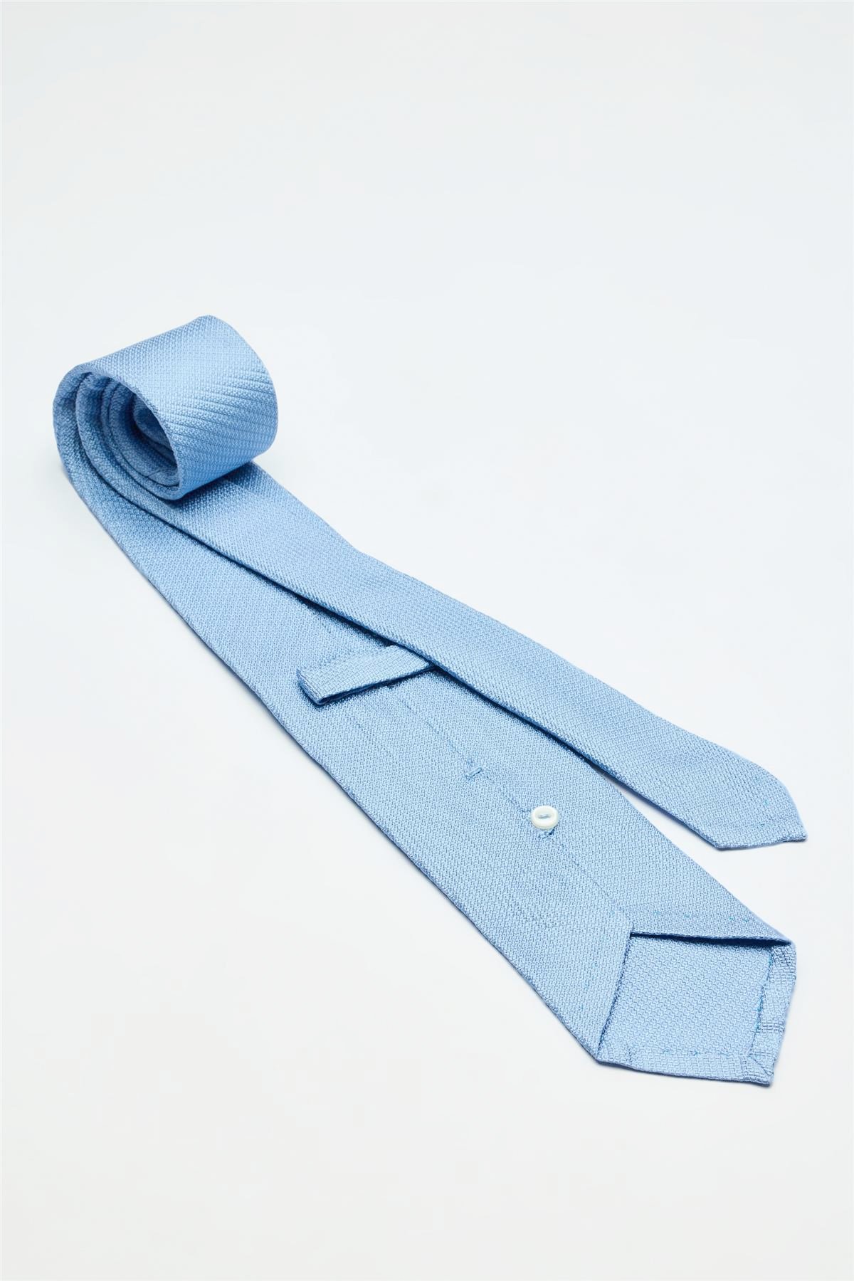 Mavi Garza İpek Kravat