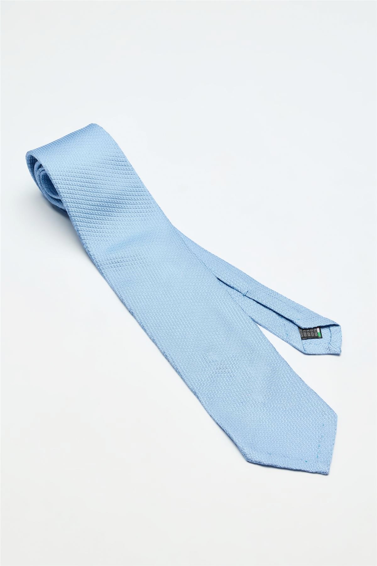 Mavi Garza İpek Kravat