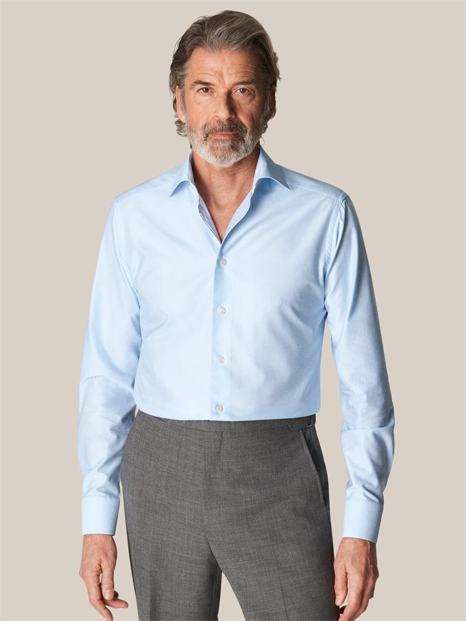 Mavi Klasik Pamuk Gömlek