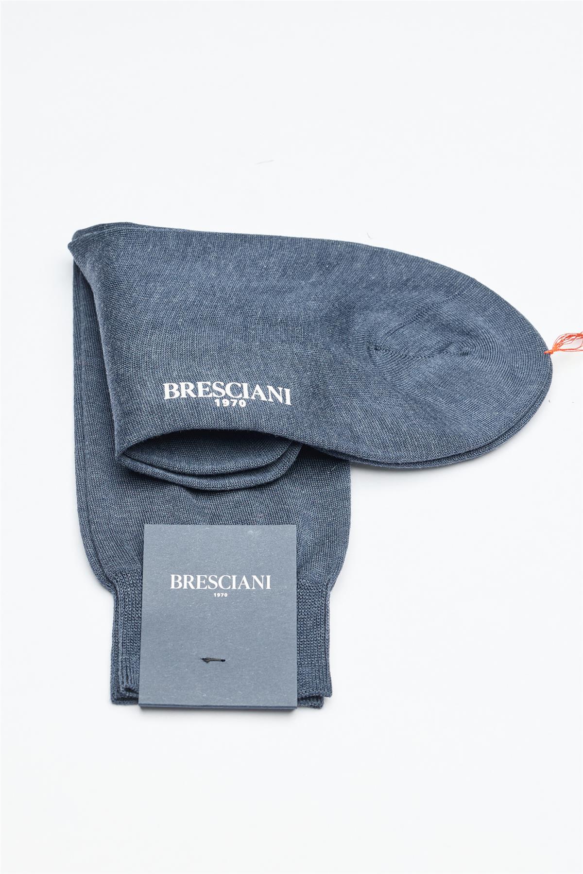 Mavi Merserize Pamuk Çorap