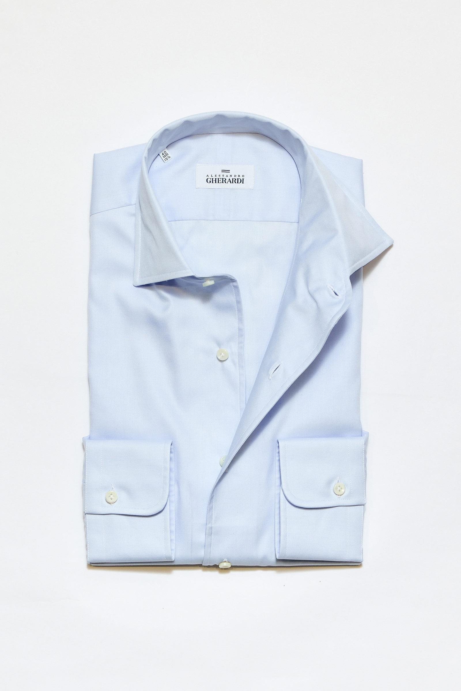 Mavi One-Piece Pamuk Gömlek