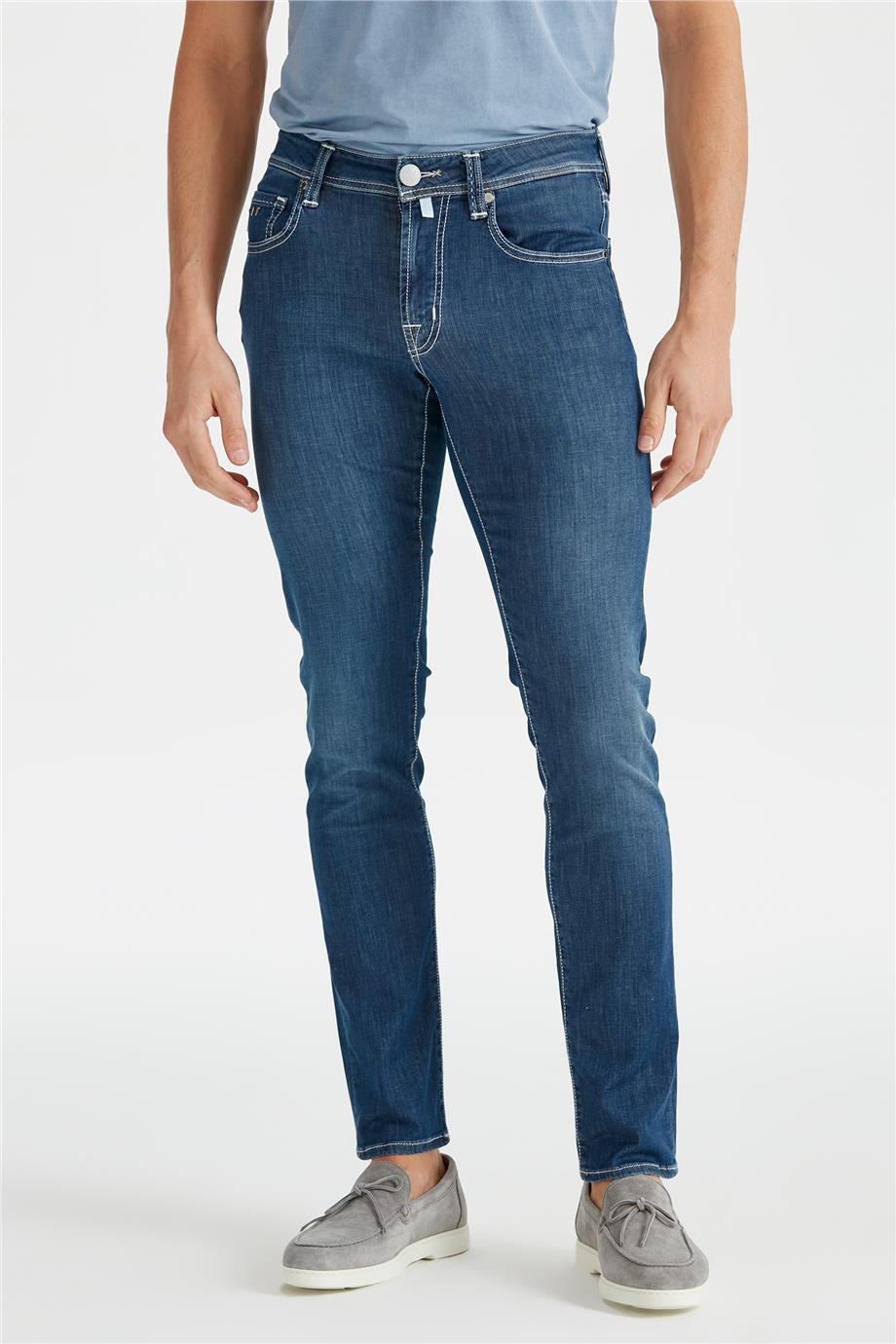 Mavi Organik Pamuklu Denim Pantolon