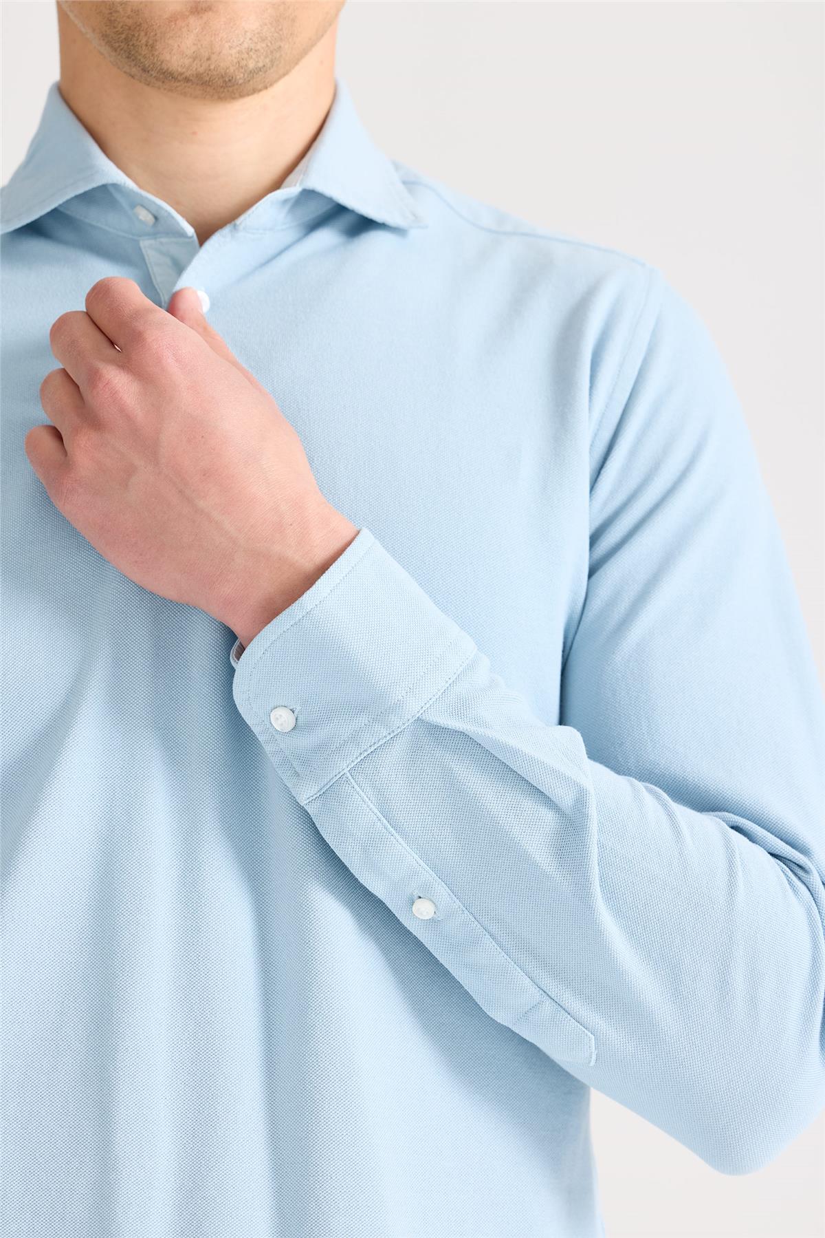 Mavi Pima Pamuk Sweat Shirt