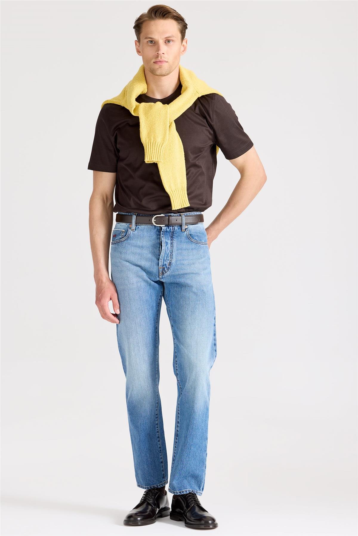 Mavi Selvedge Pamuk Denim Pantolon