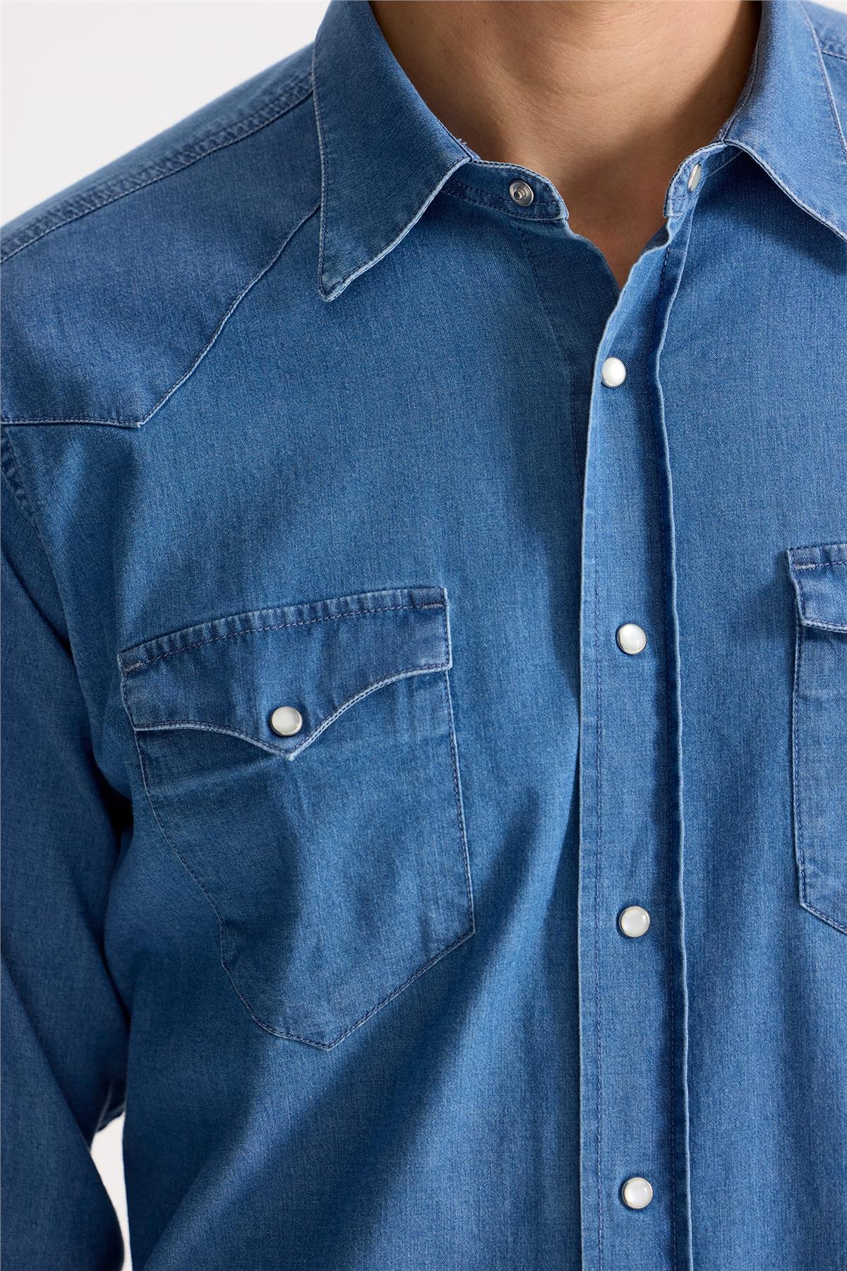 Mavi Western Denim Gömlek