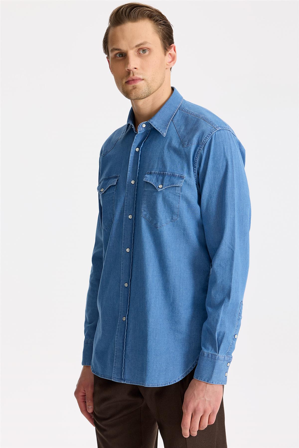 Mavi Western Denim Gömlek