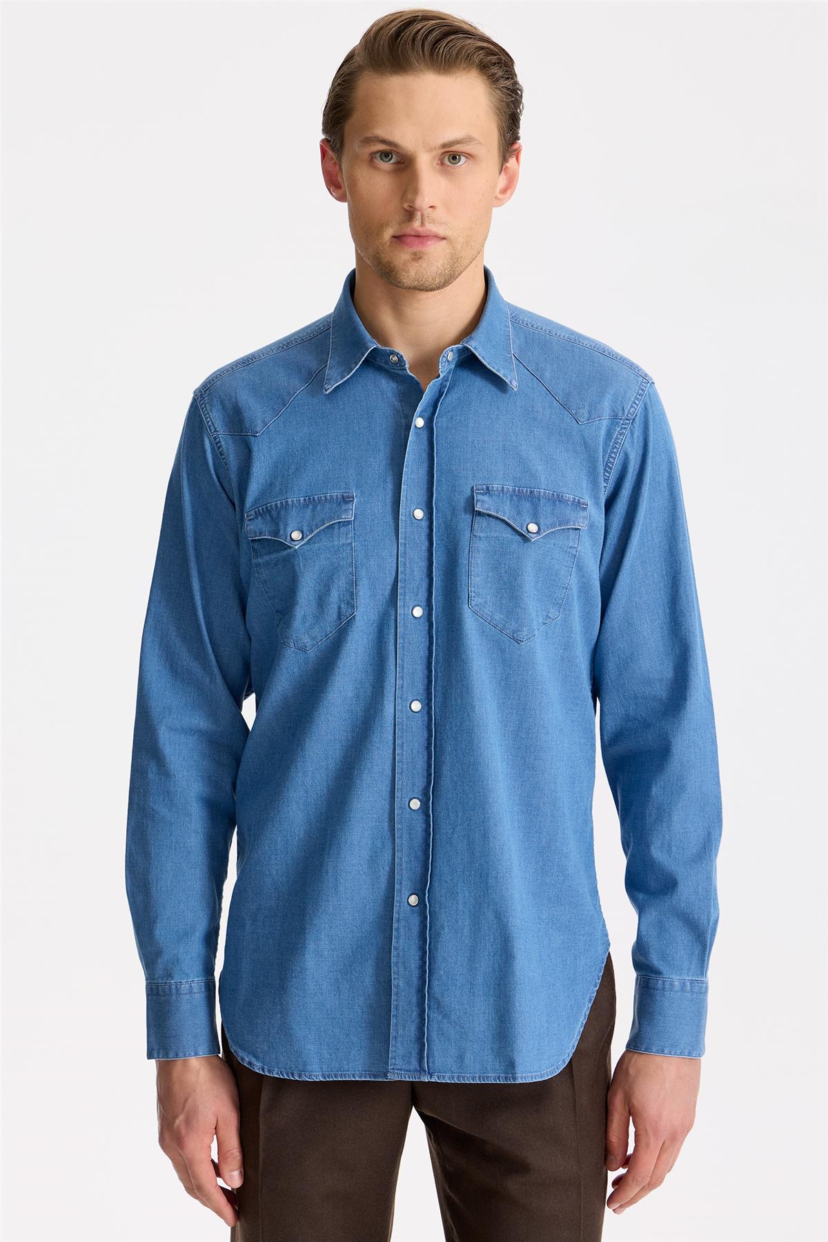 Mavi Western Denim Gömlek