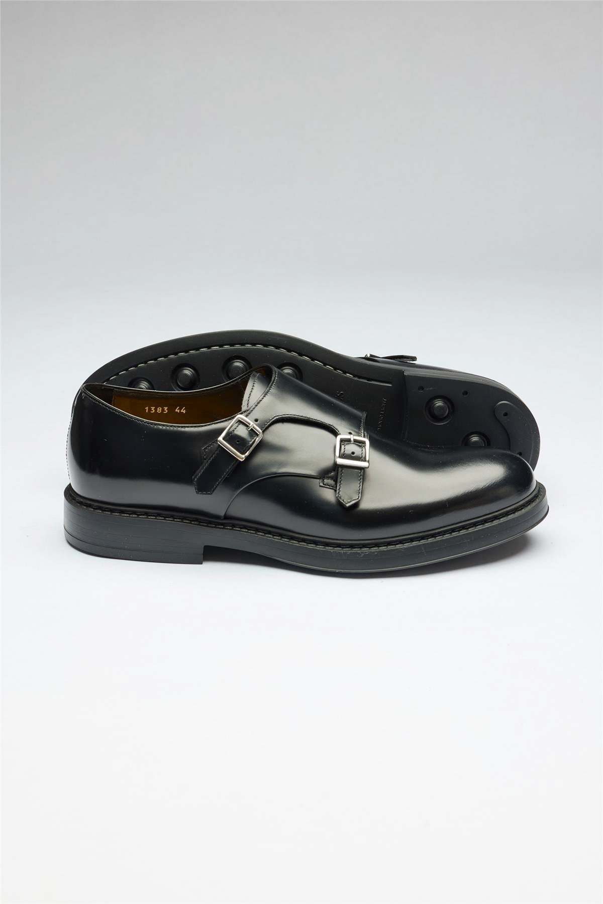 Siyah Bağcıklı Deri Ayakkabı