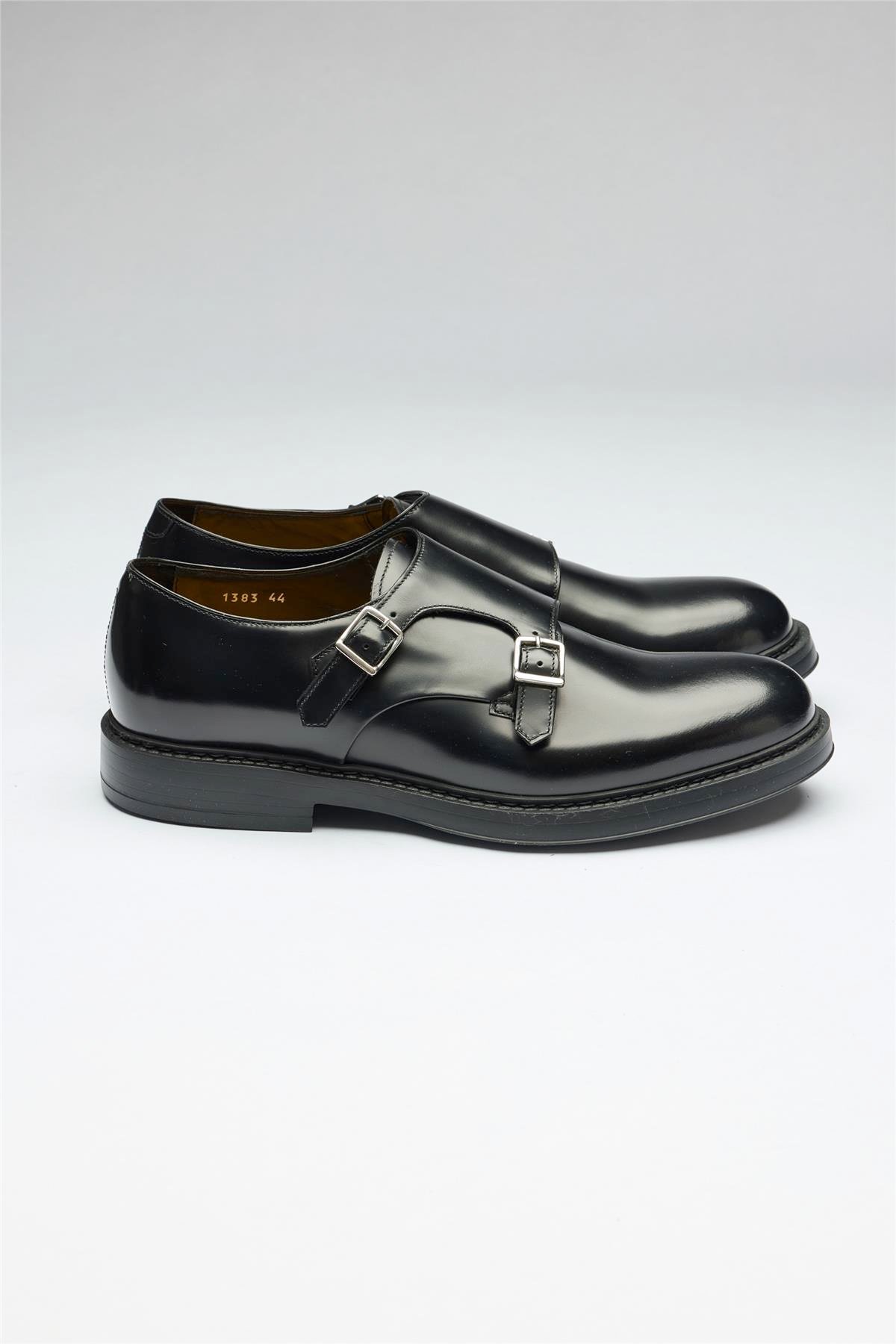 Siyah Bağcıklı Deri Ayakkabı