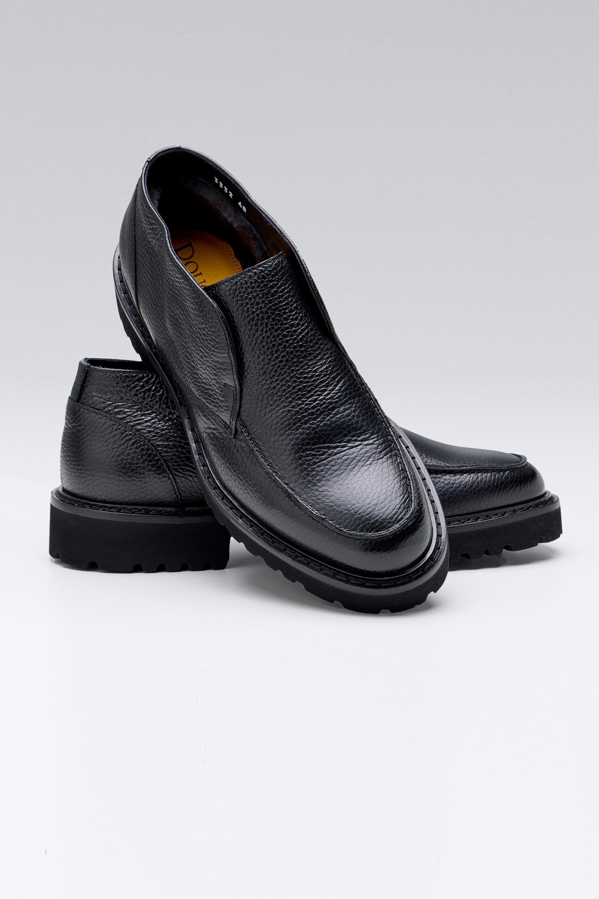 Siyah Chukka Deri Bot