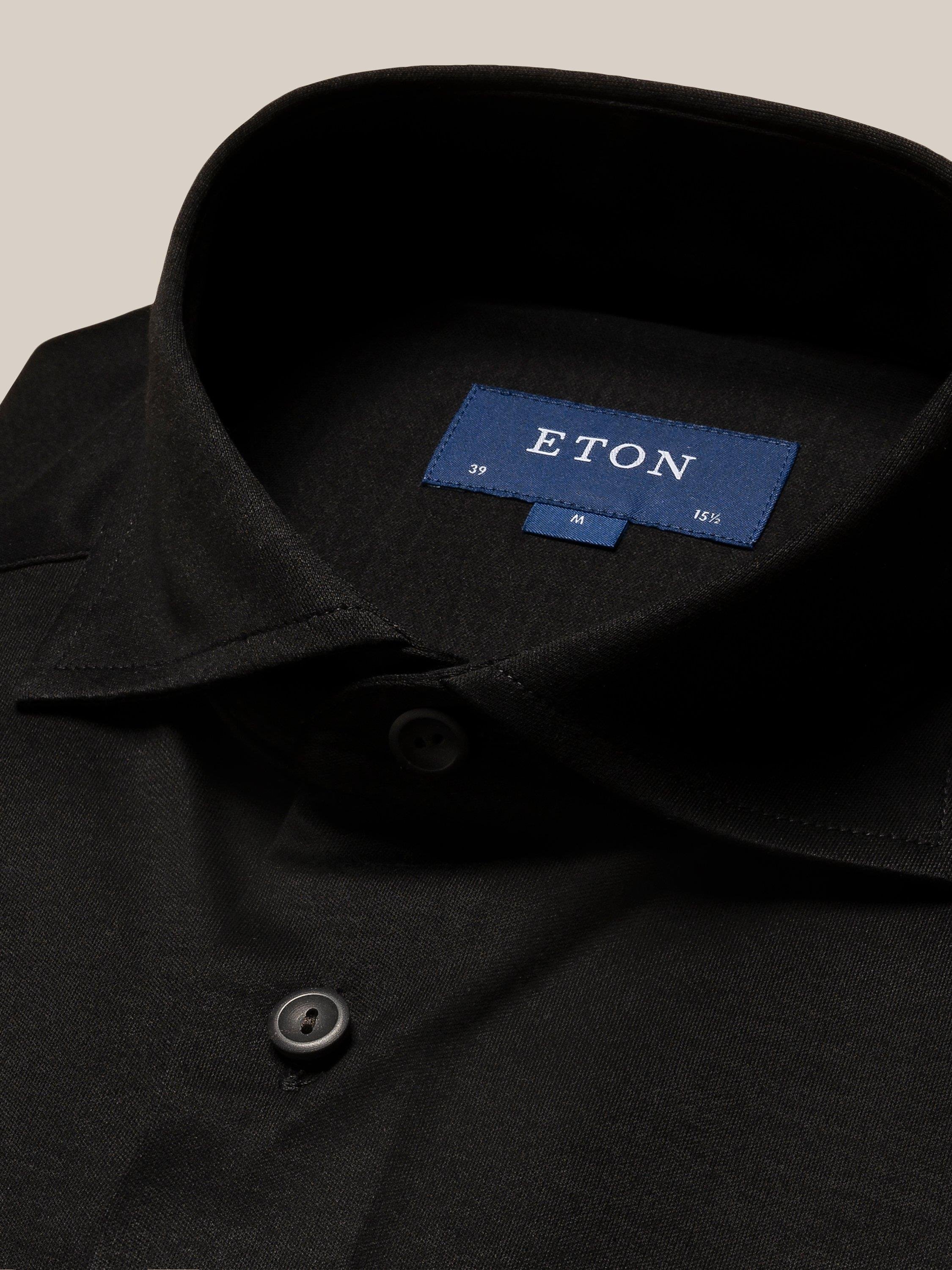 Siyah Filo di Scozia Jersey Gömlek