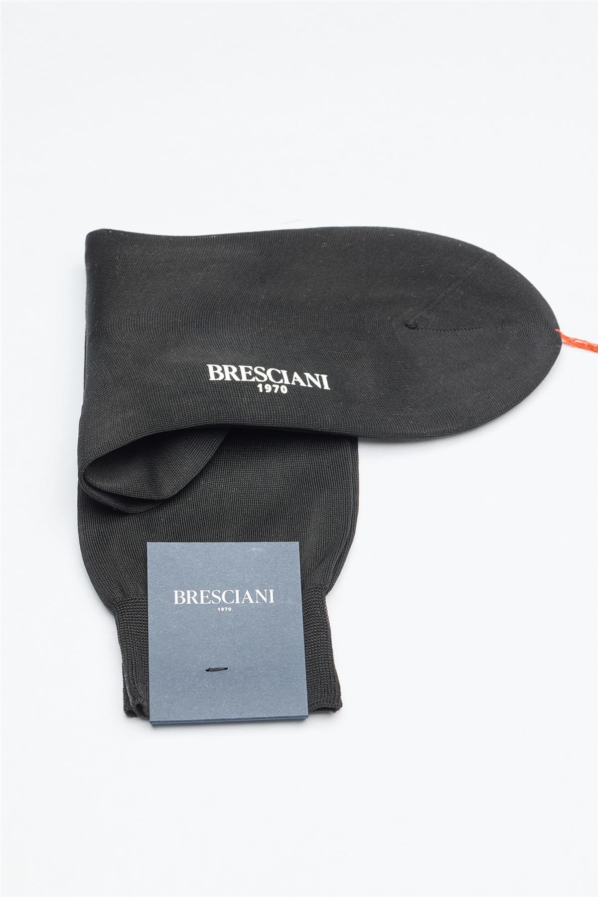 Siyah Merserize Pamuk Çorap