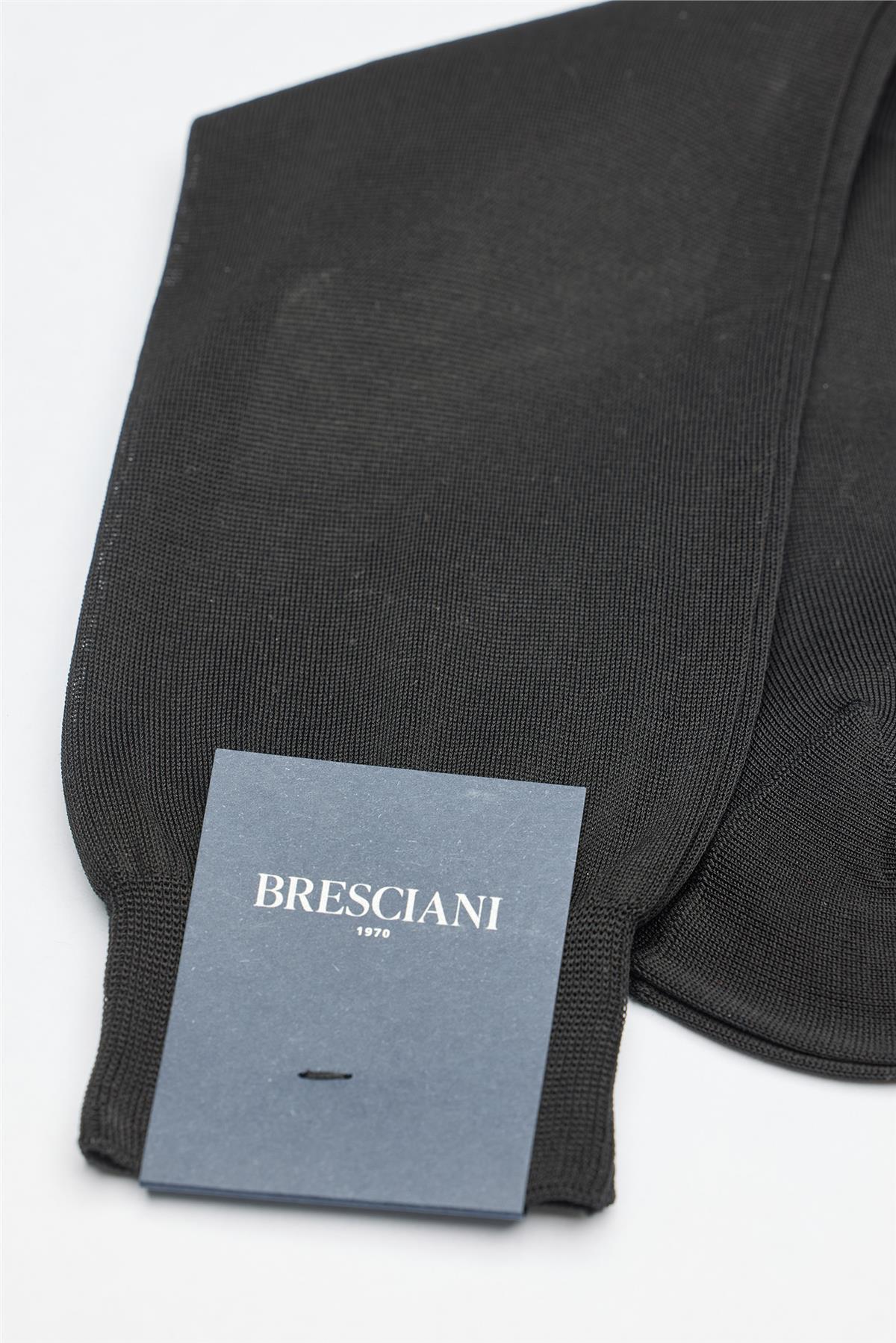 Siyah Merserize Pamuk Çorap