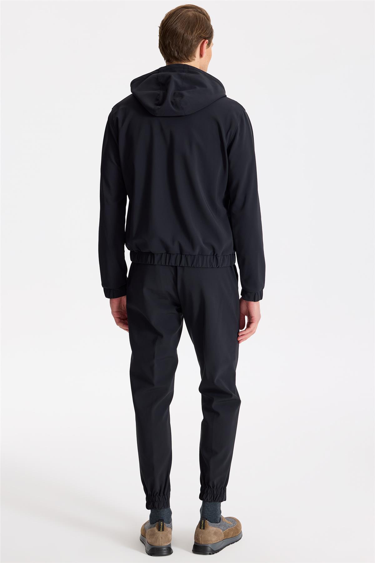 Siyah Running Spor Takım Elbise