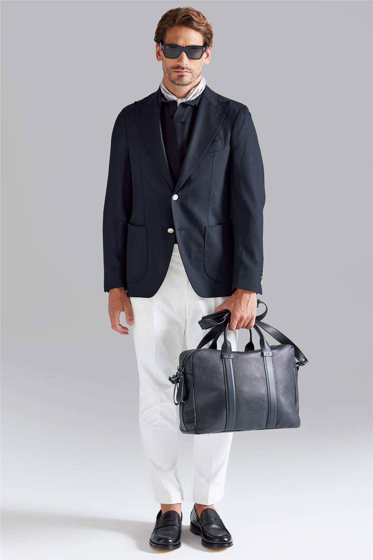 Siyah Yün Blazer Ceket