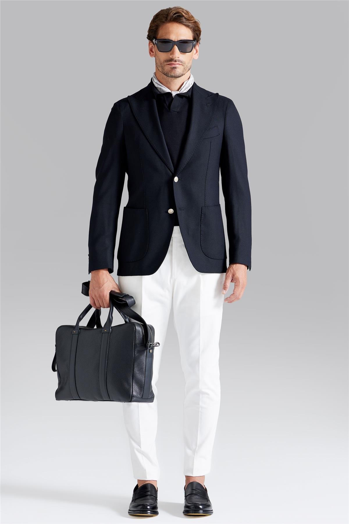 Siyah Yün Blazer Ceket