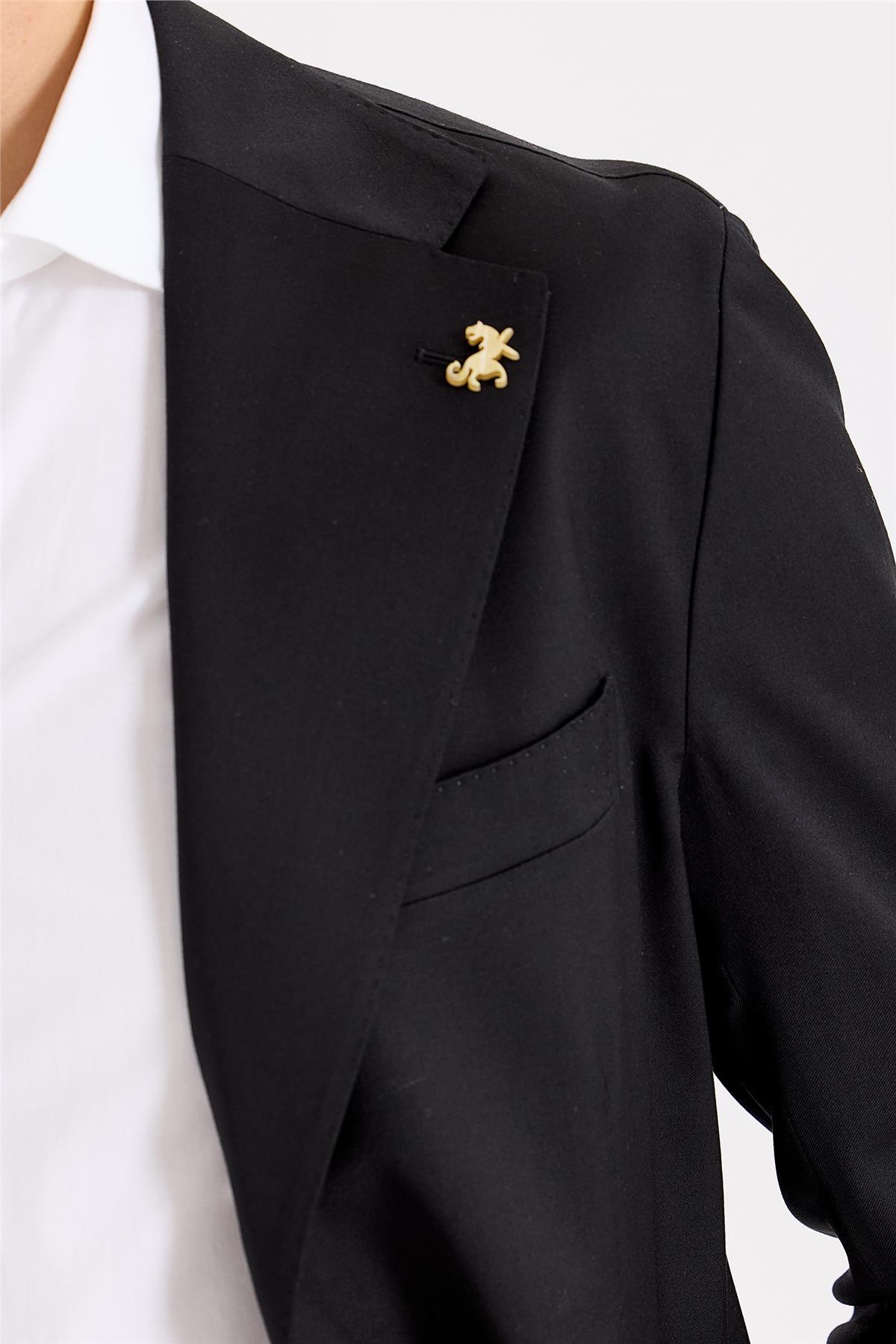 Siyah Yün Takım Elbise