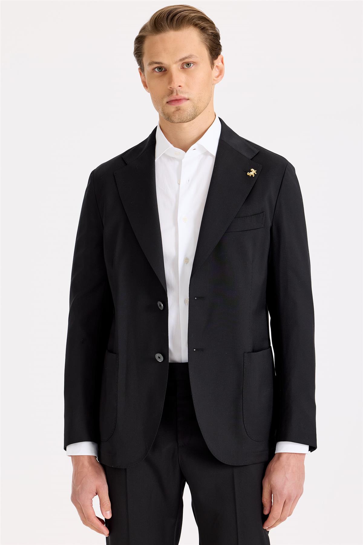 Siyah Yün Takım Elbise