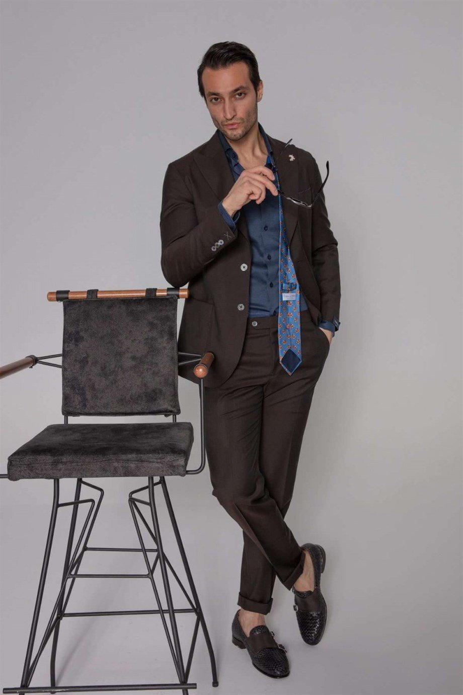 Tombolini Kahverengi Astarsız Takım Elbise