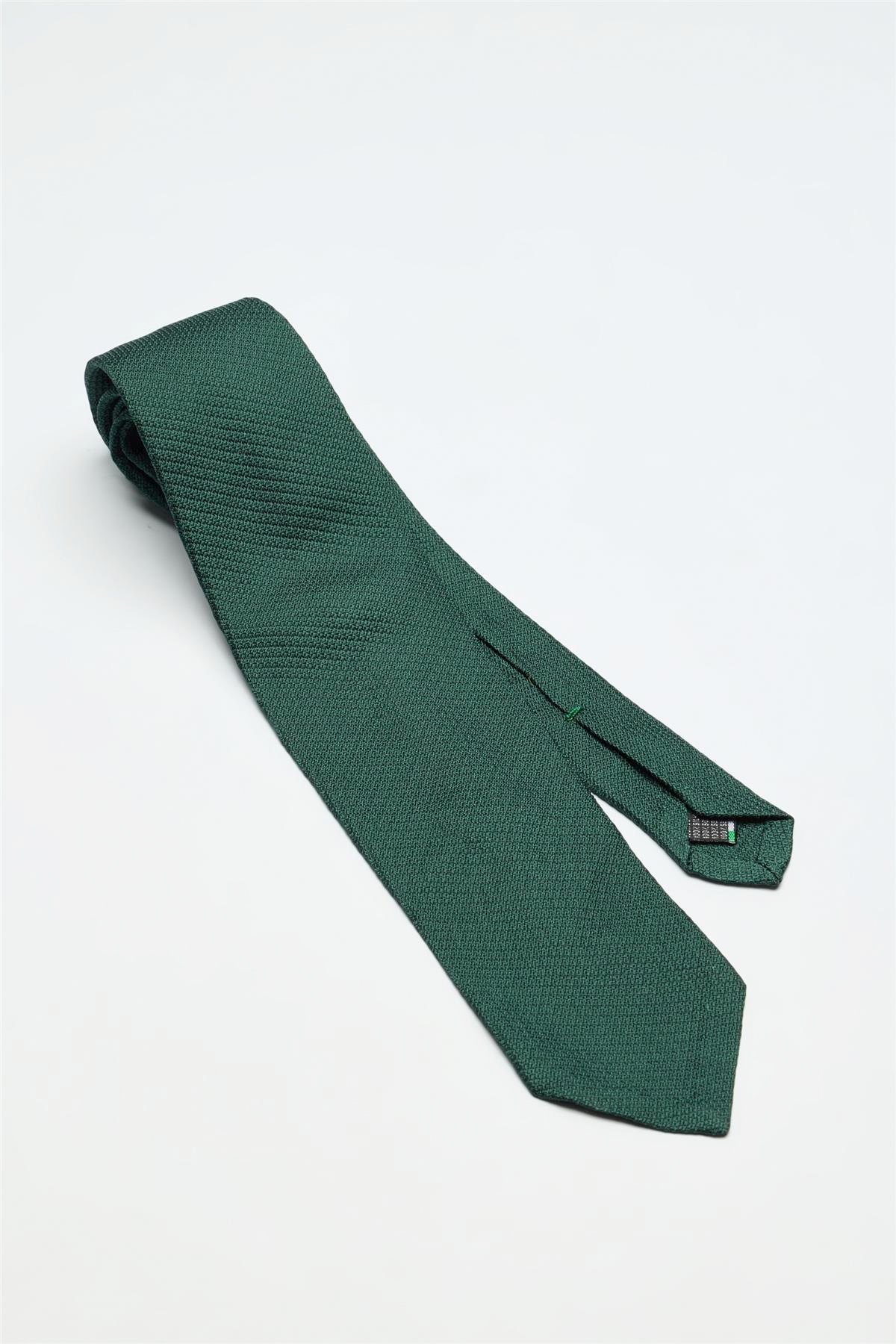 Yeşil Garza İpek Kravat