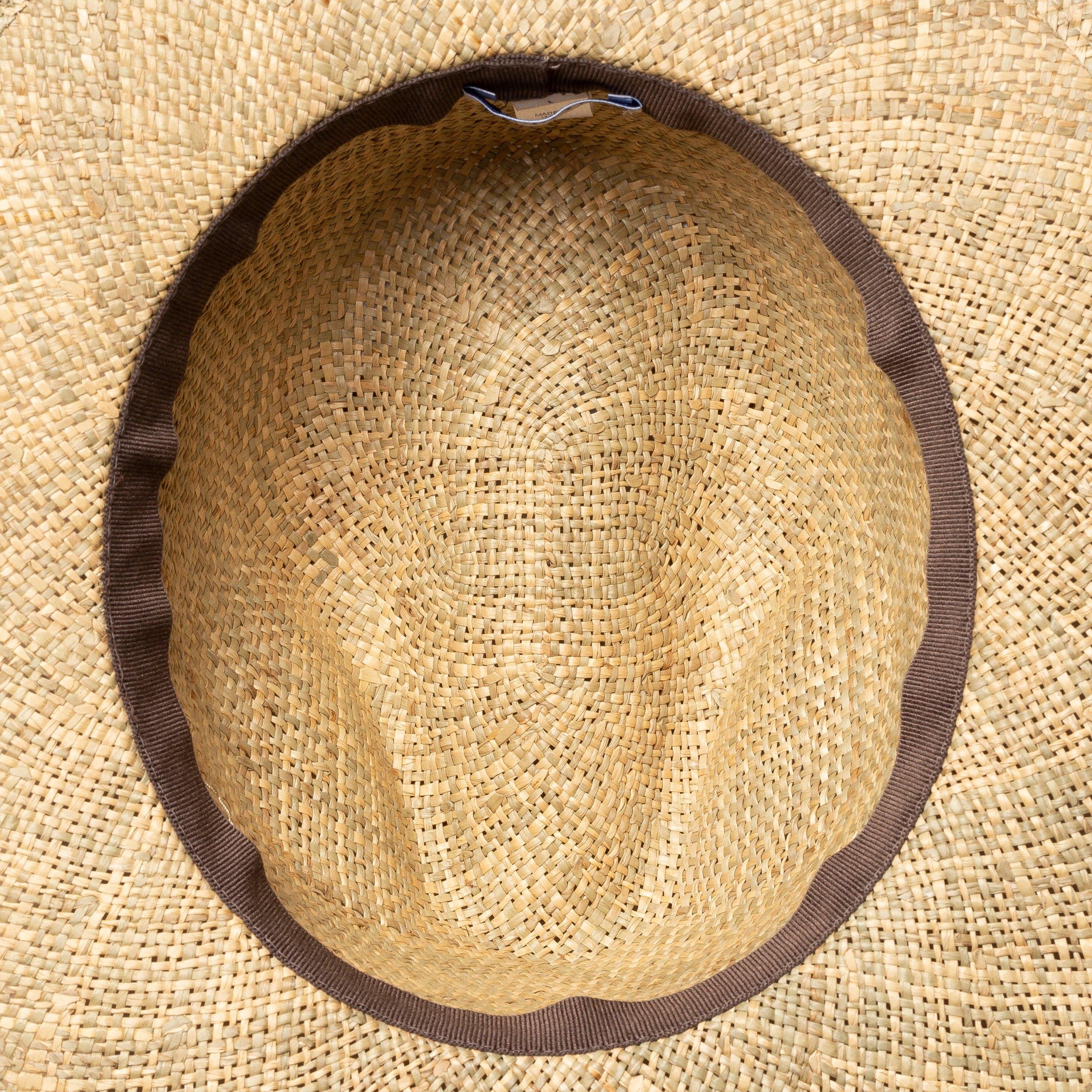 Yeşil Hasır Panama Şapka