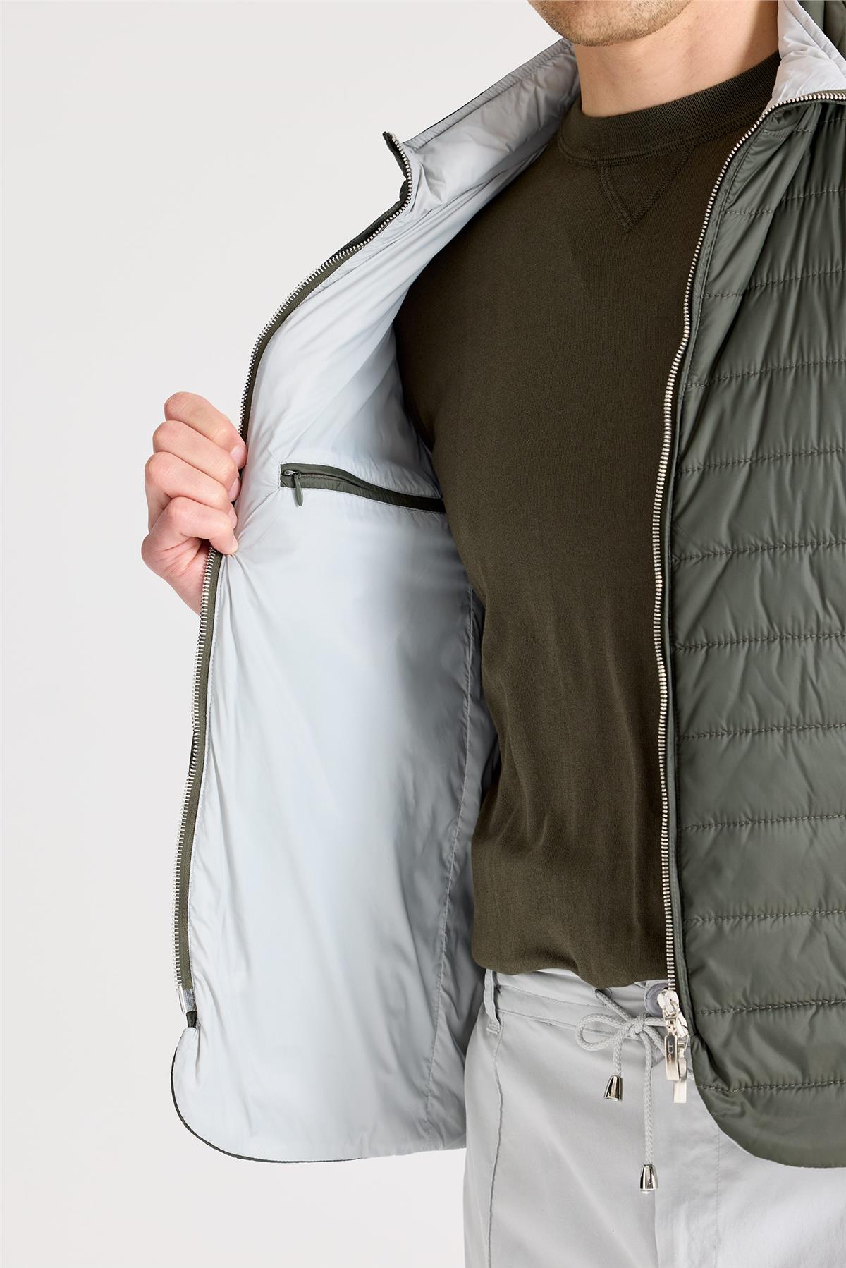 Yeşil Pamuk Spor Mont