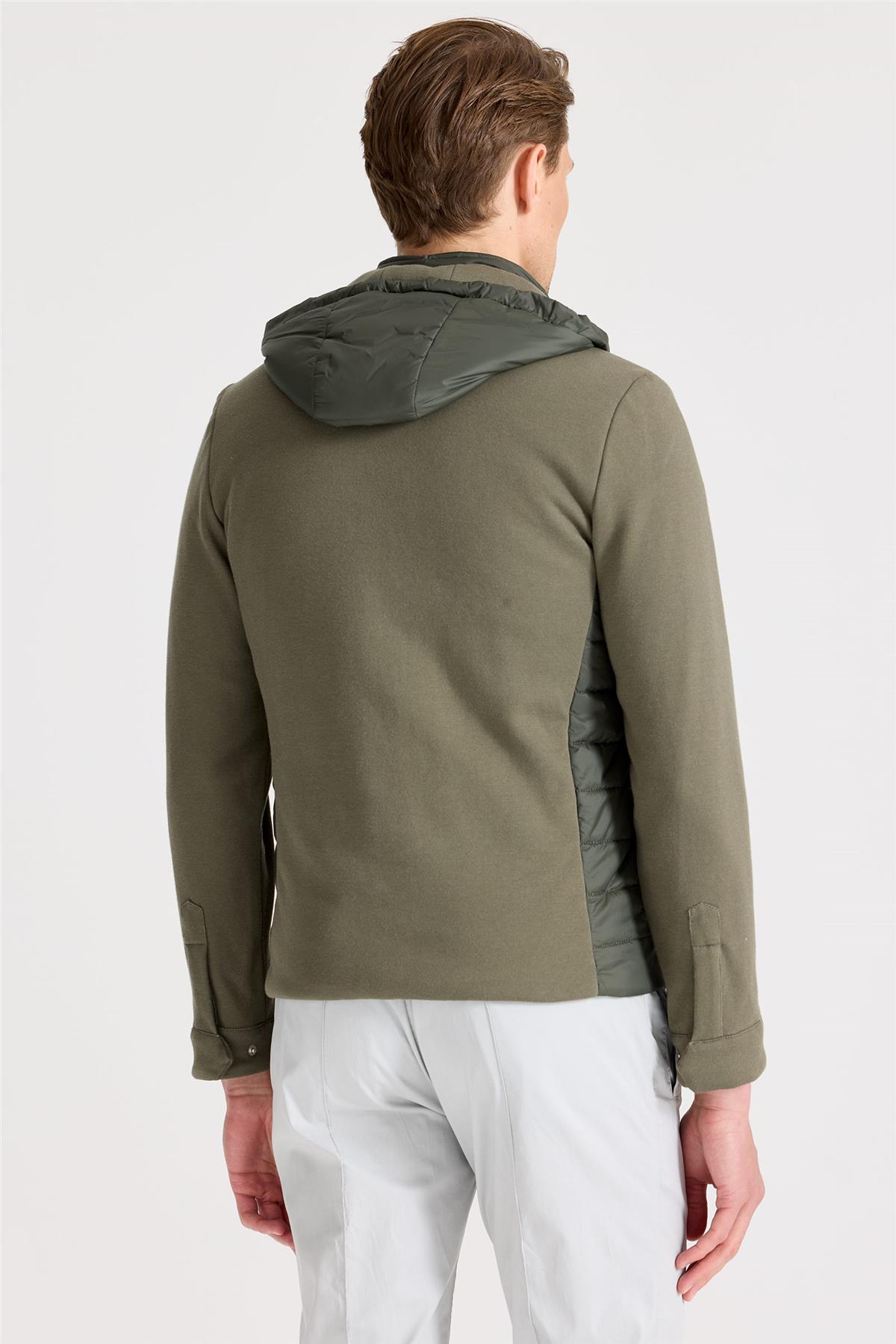 Yeşil Pamuk Spor Mont