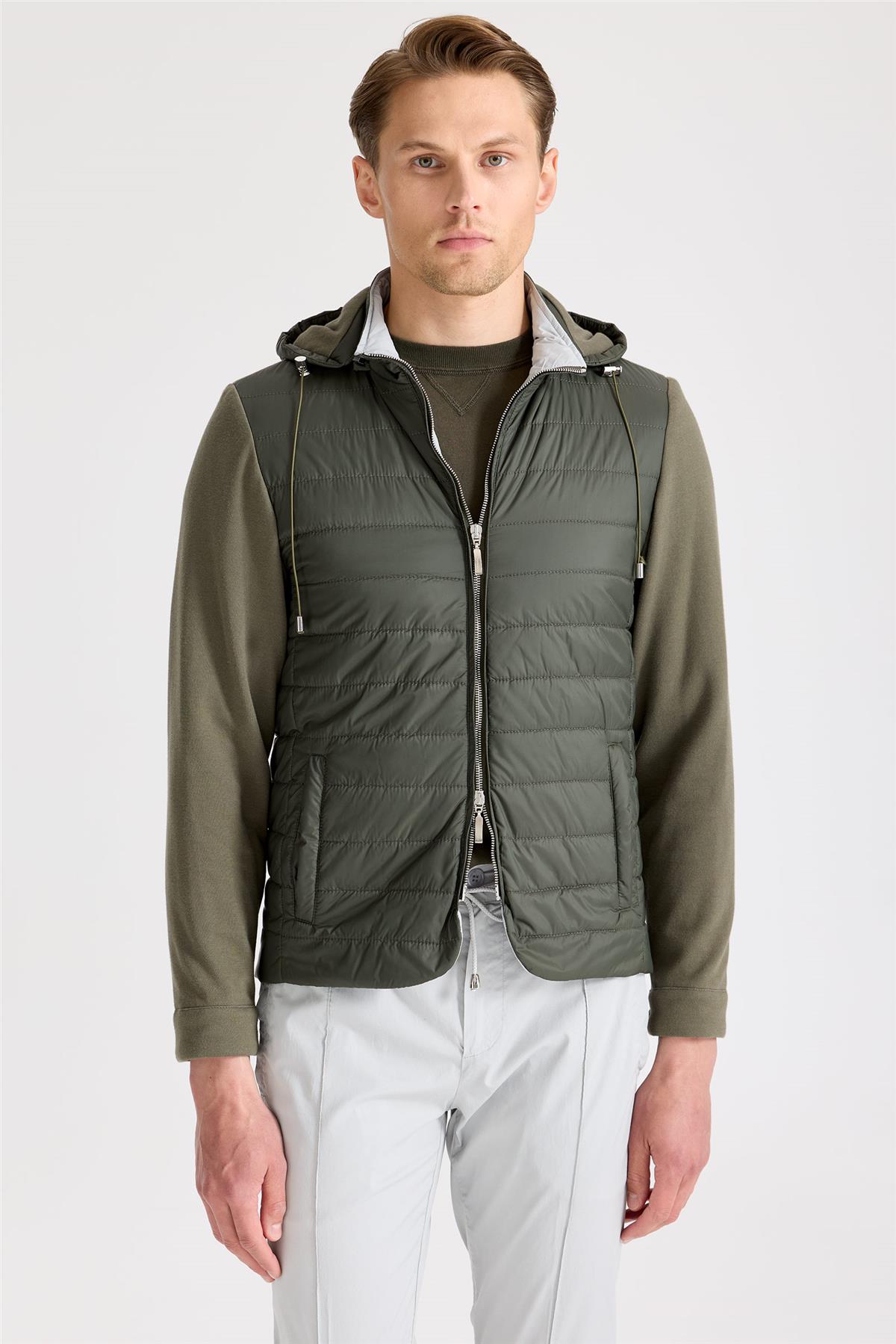 Yeşil Pamuk Spor Mont