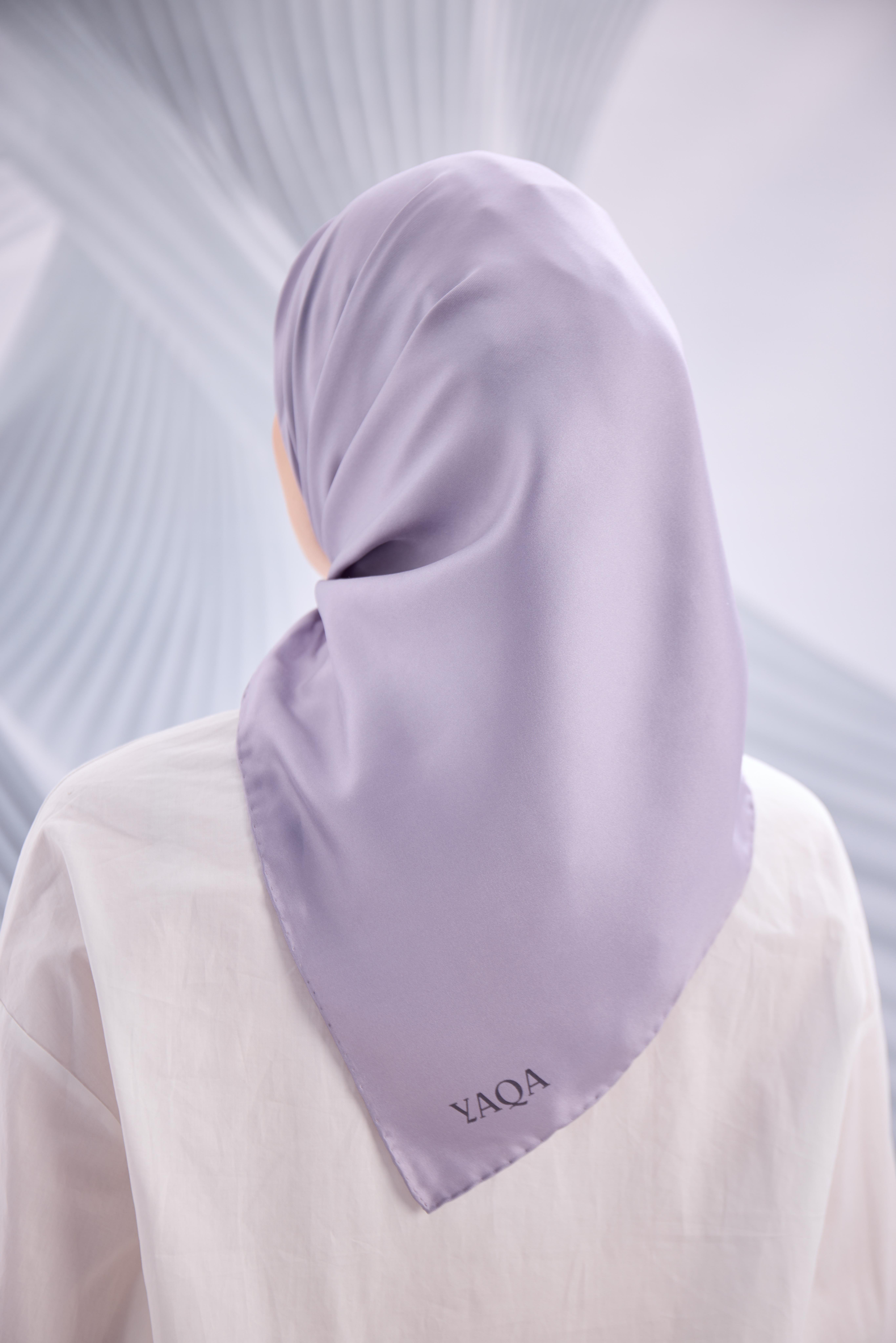 LAVANTA DÜZ TWİLL İPEK EŞARP-YQ01002