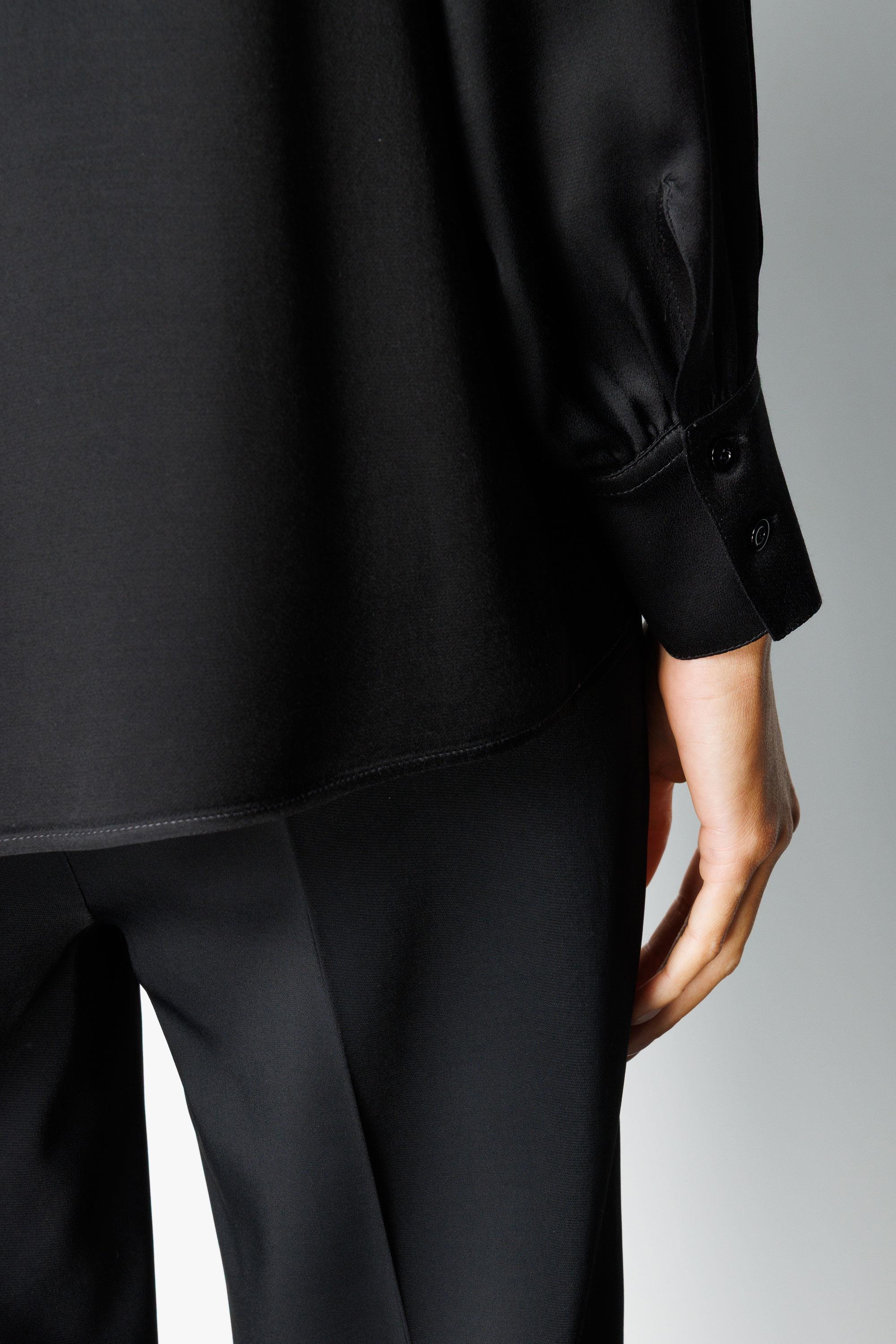 Balıkçı Yaka Drape Bluz