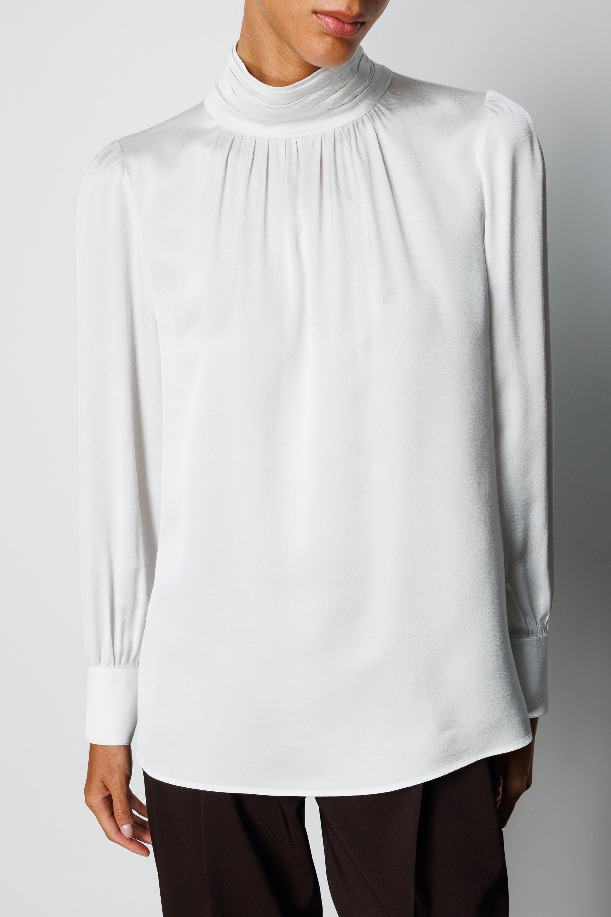 Balıkçı Yaka Drape Bluz