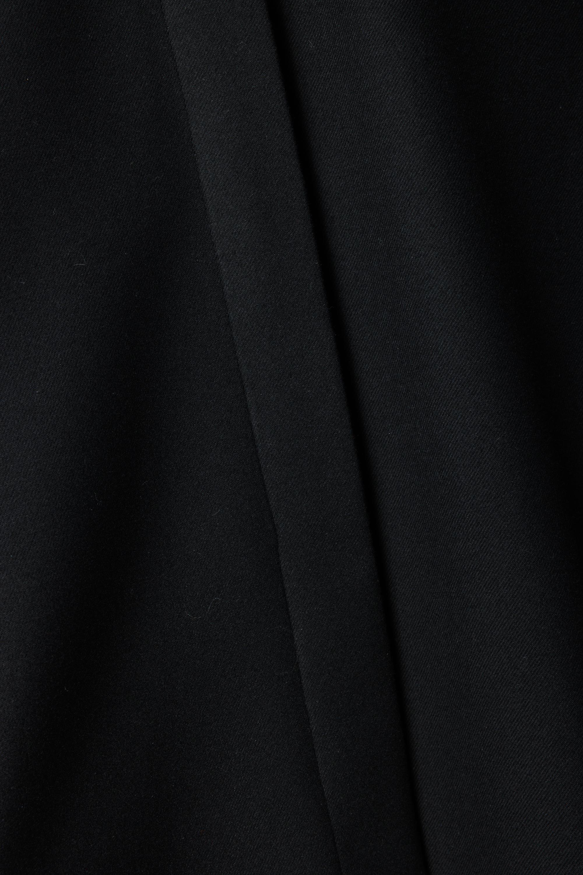 Dik Yaka Flanel Elbise