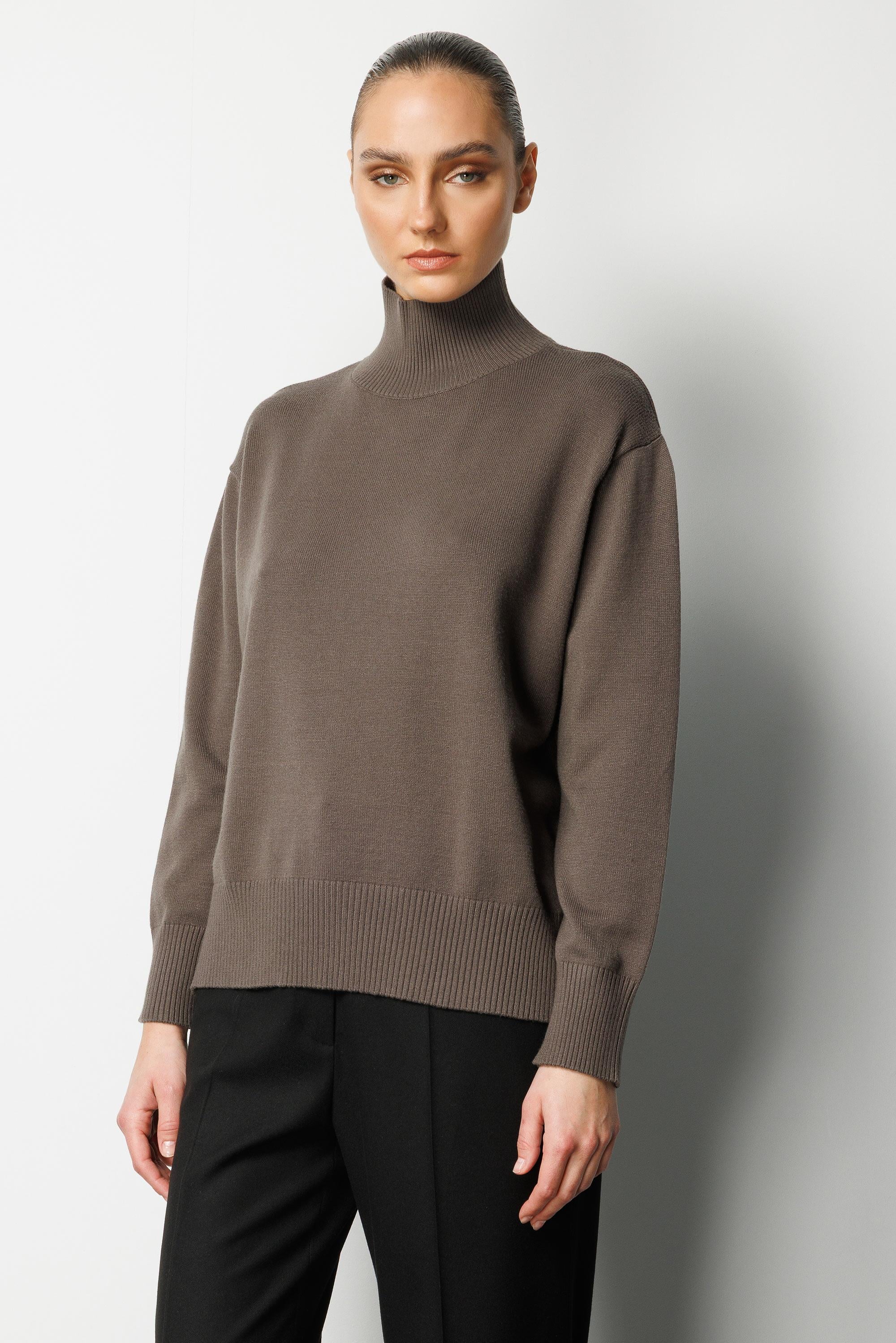 Dik Yaka Oversize Triko