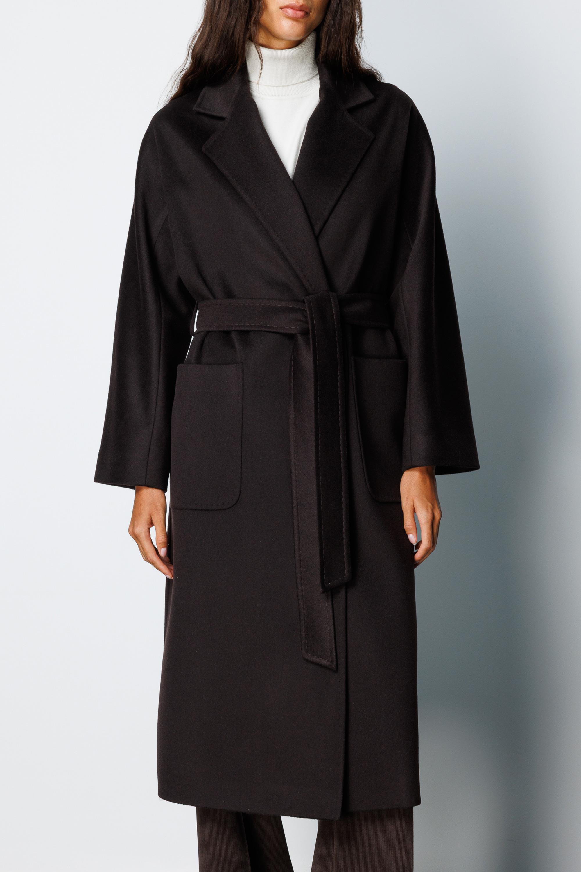 Dıştan Cepli Kemerli Manto