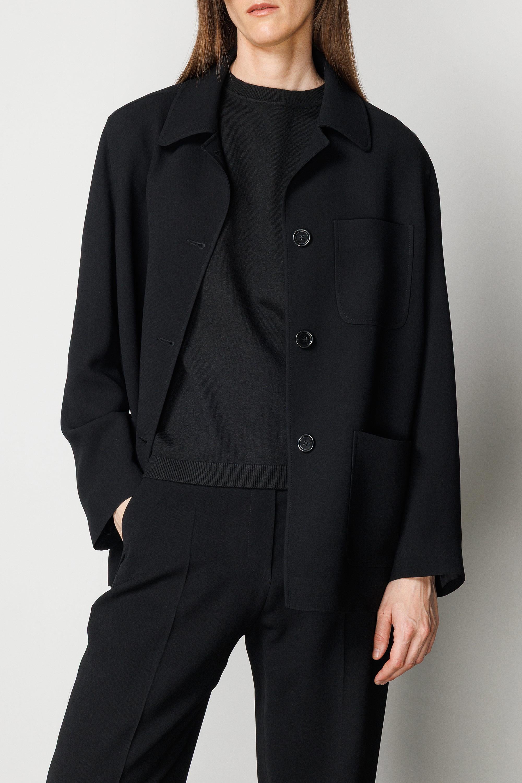 Dıştan Cepli Oversize Ceket