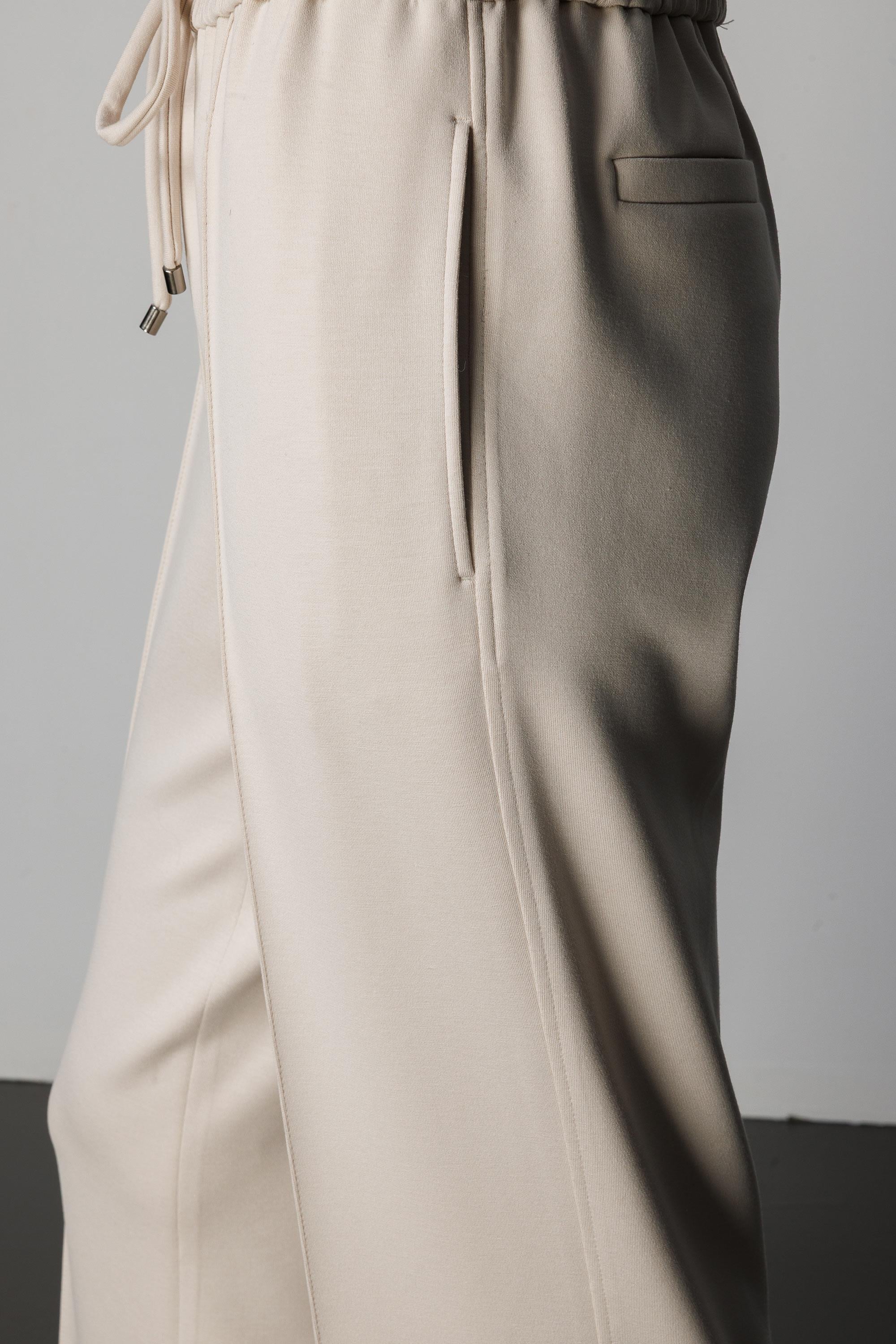 Elastan Kemerli Bol Kesim Sweat Pantolon