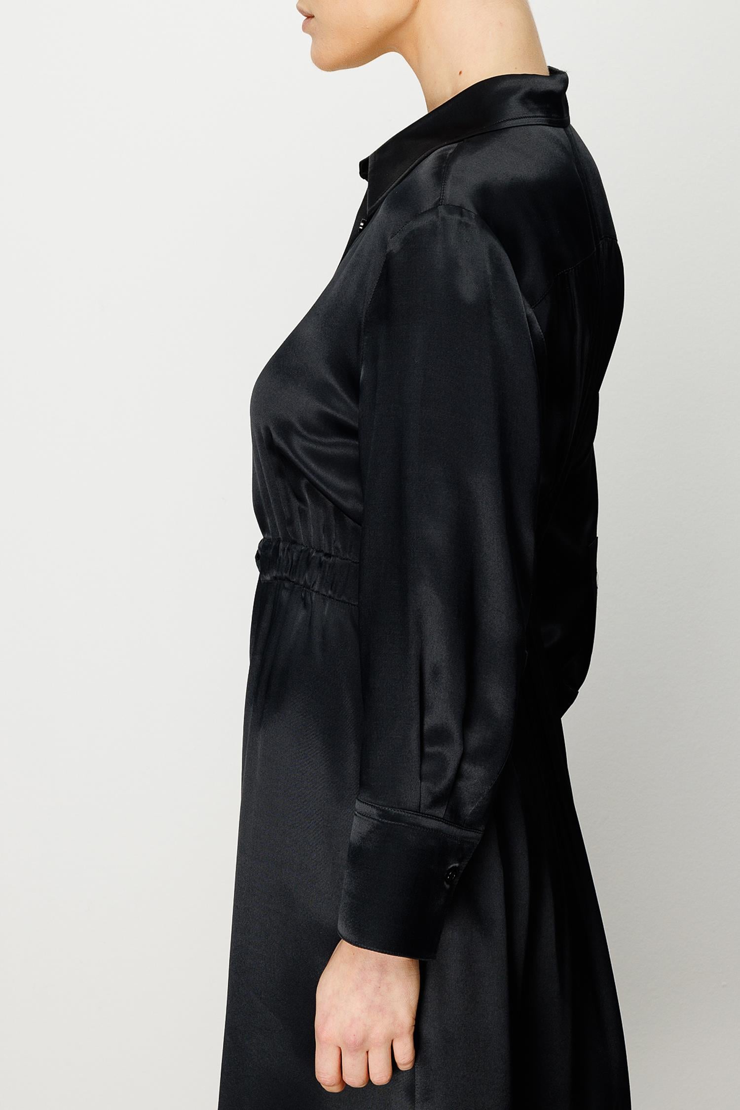 Elastan Kemerli Elbise