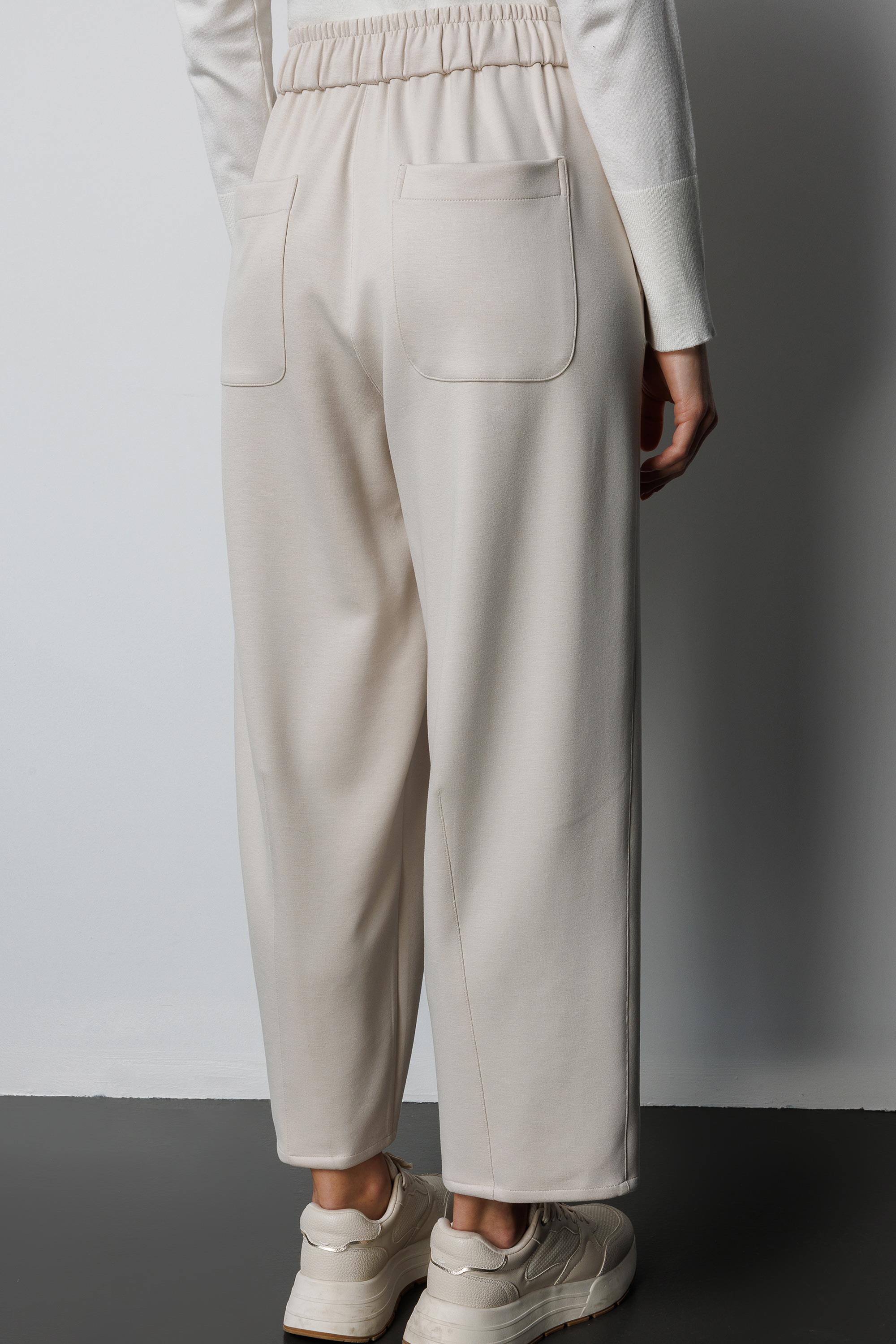 Elastan Kemerli Pensli Sweat Pantolon