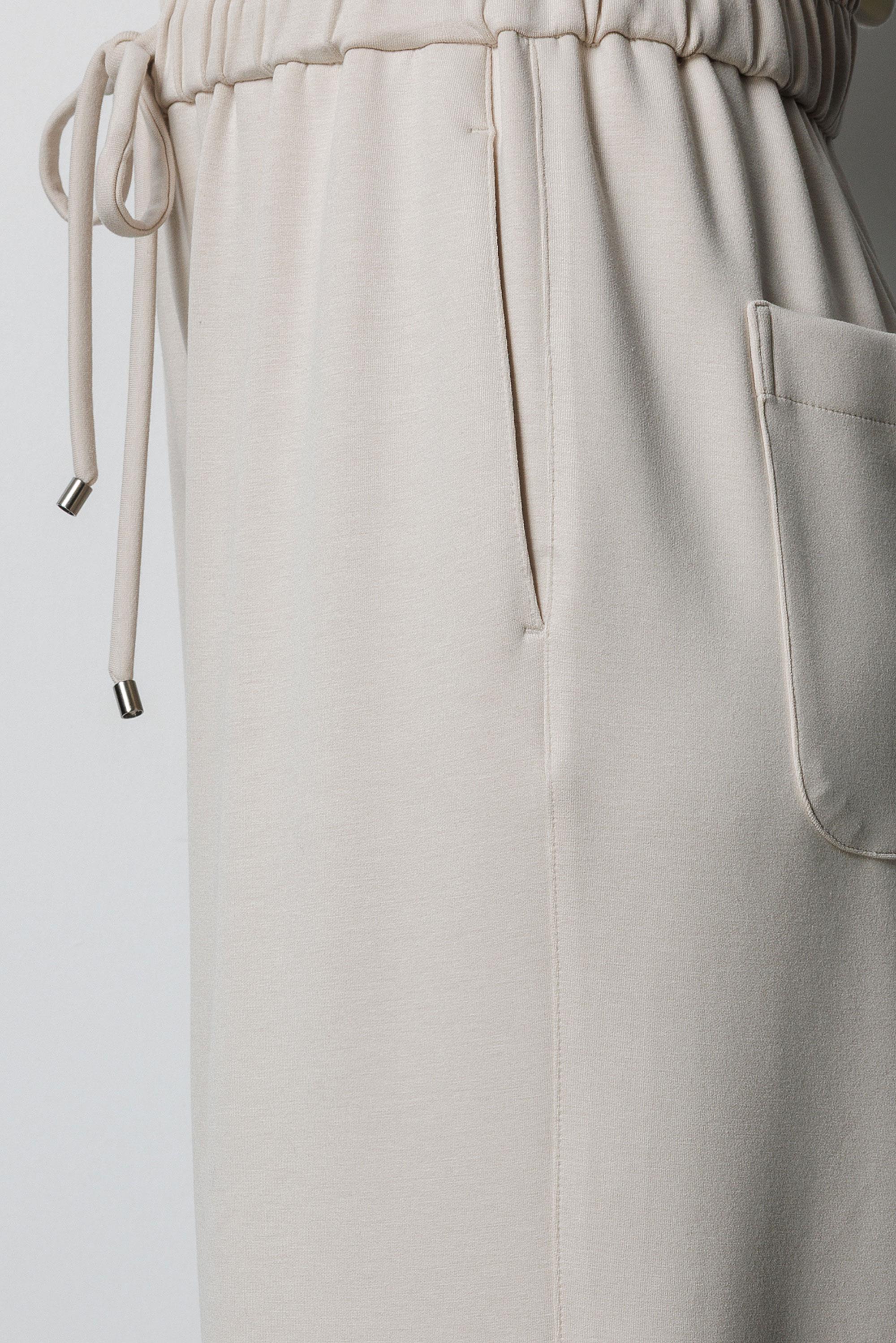 Elastan Kemerli Pensli Sweat Pantolon