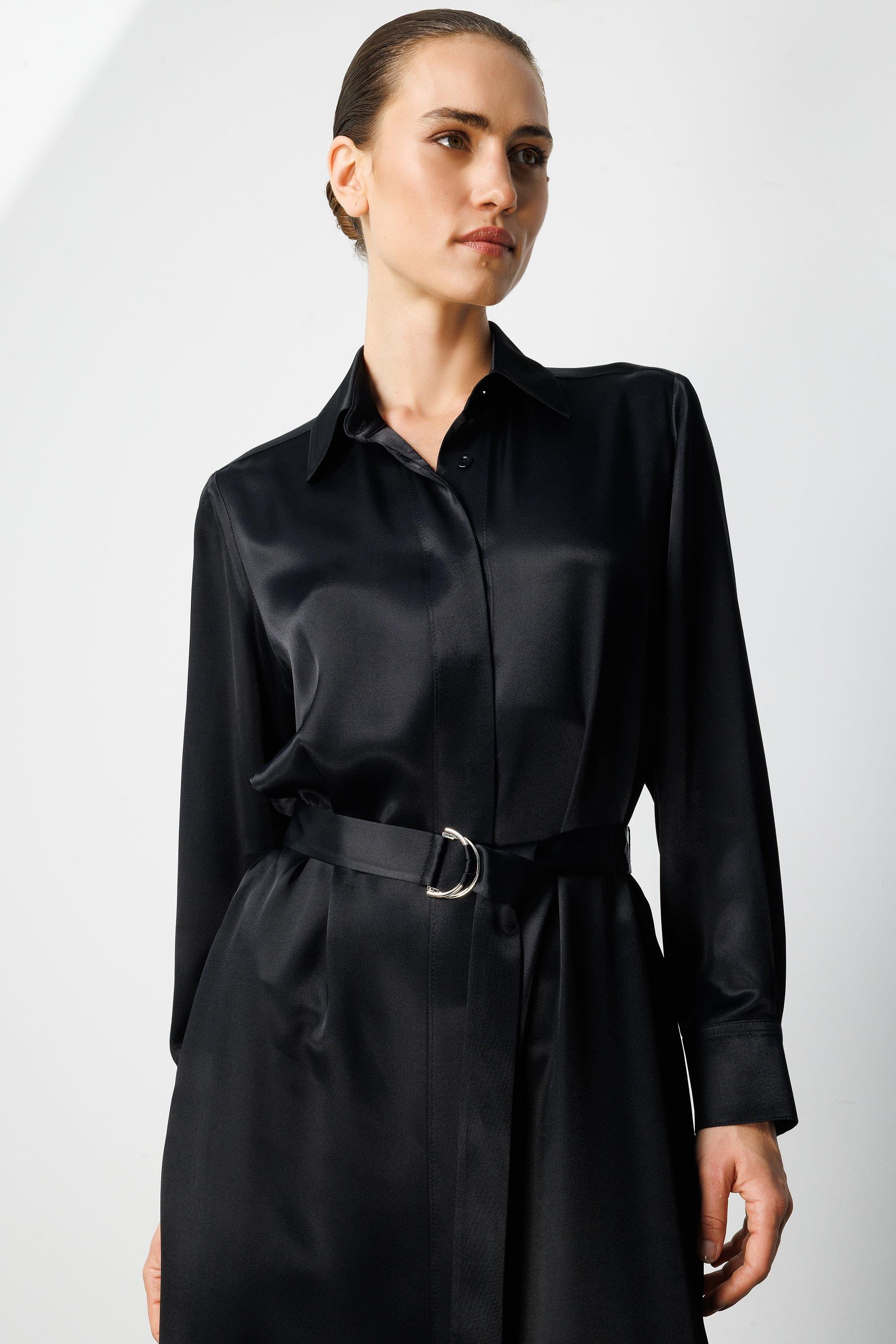 Gizli Pat Kemerli Elbise