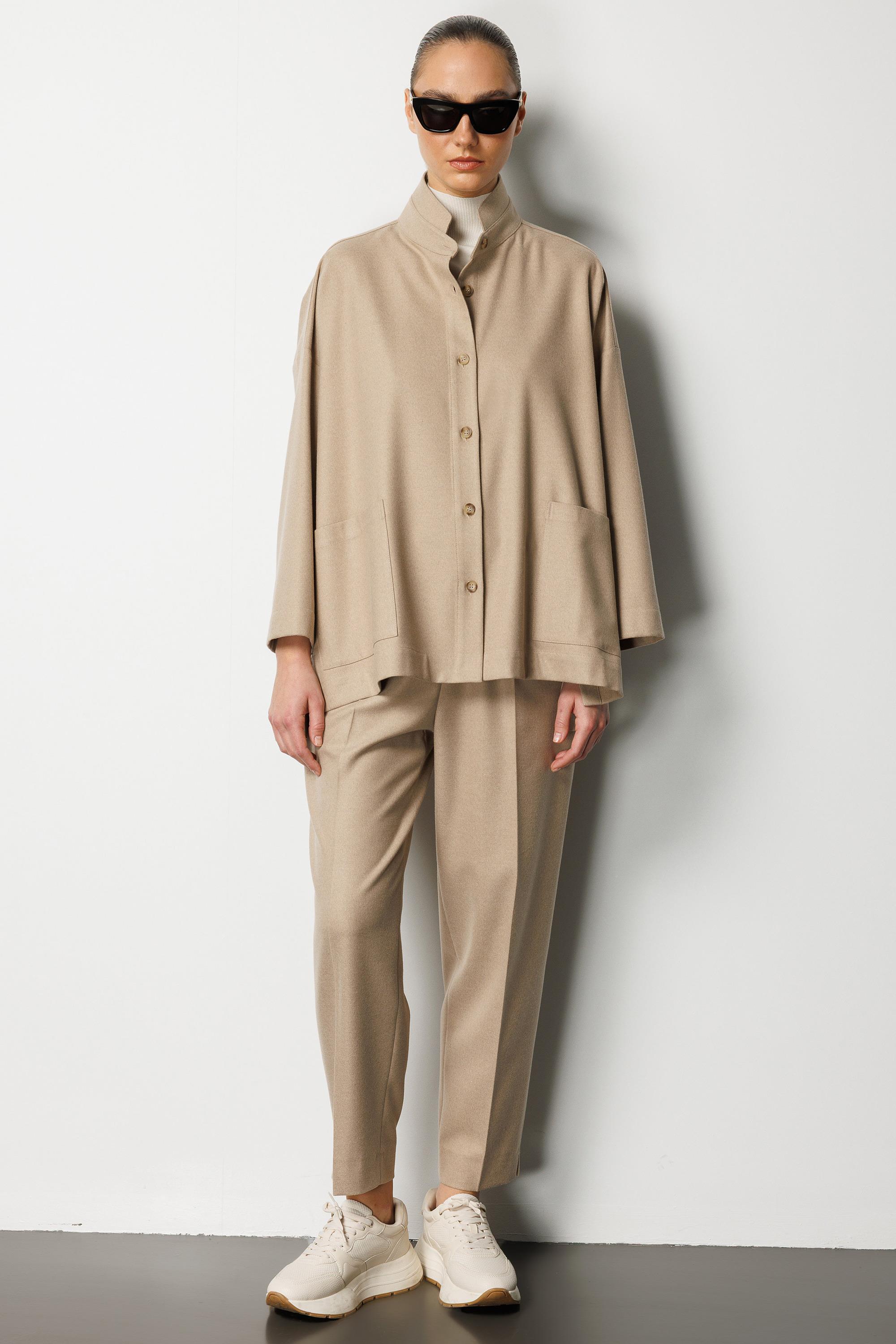 Hakim Yaka Flanel Ceket