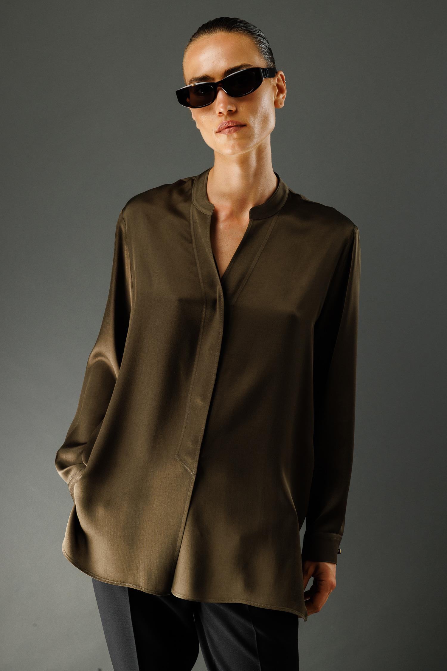 Hakim Yaka Gizli Pat Bluz