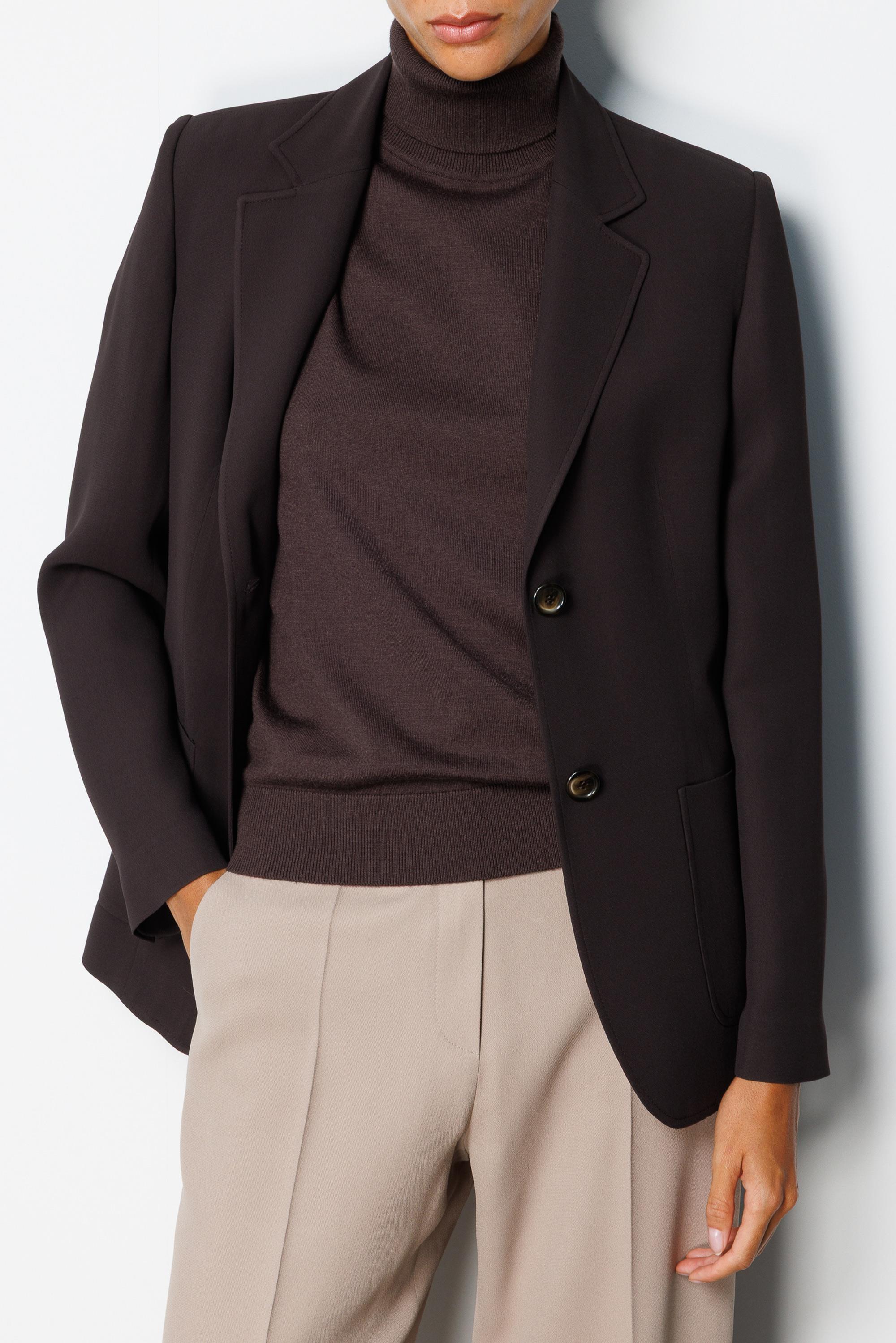 İki Dügmeli Dıştan Cepli Ceket